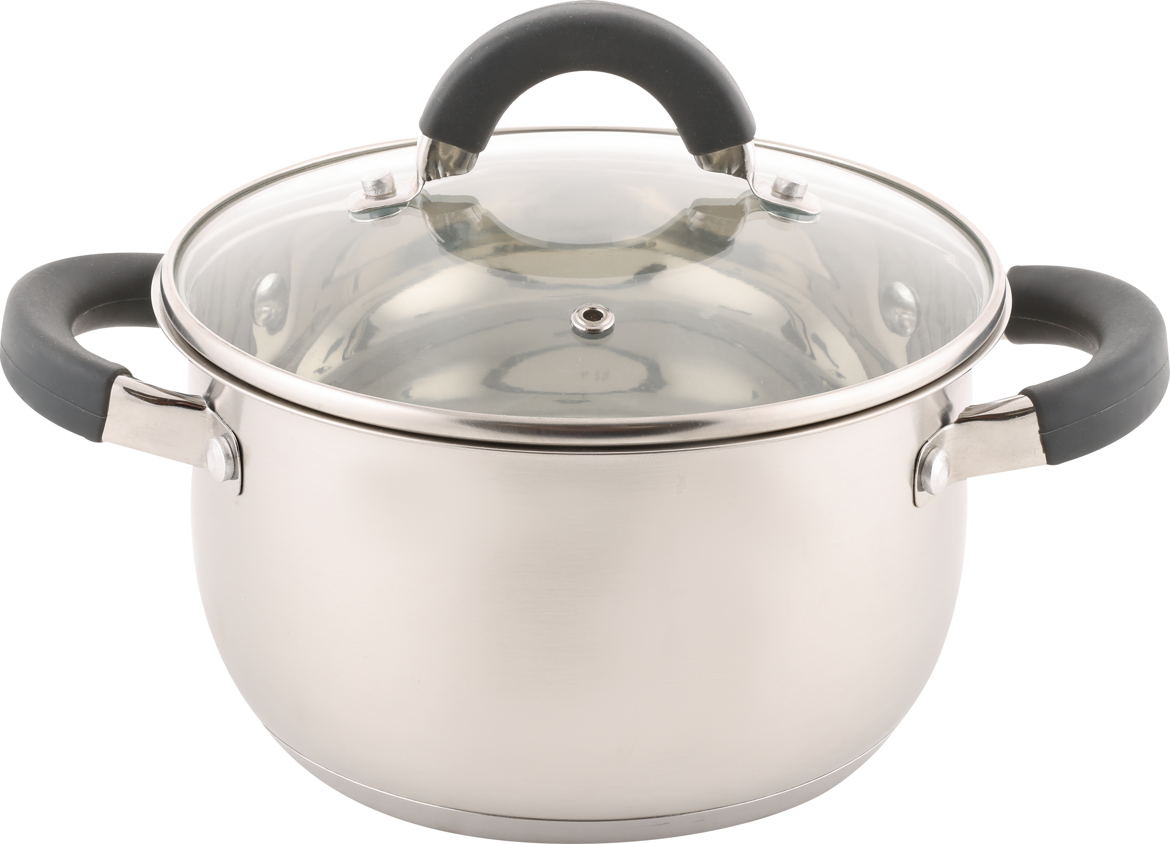 Изображение товара Кастрюля HOMECLUB Comfort, с силиконовыми ручками, нержавеющая сталь, индукция, 3.5л Арт. GS-5 Изображение товара Кастрюля HOMECLUB Comfort, с силиконовыми ручками, нержавеющая сталь, индукция, 3.5л Арт. GS-5