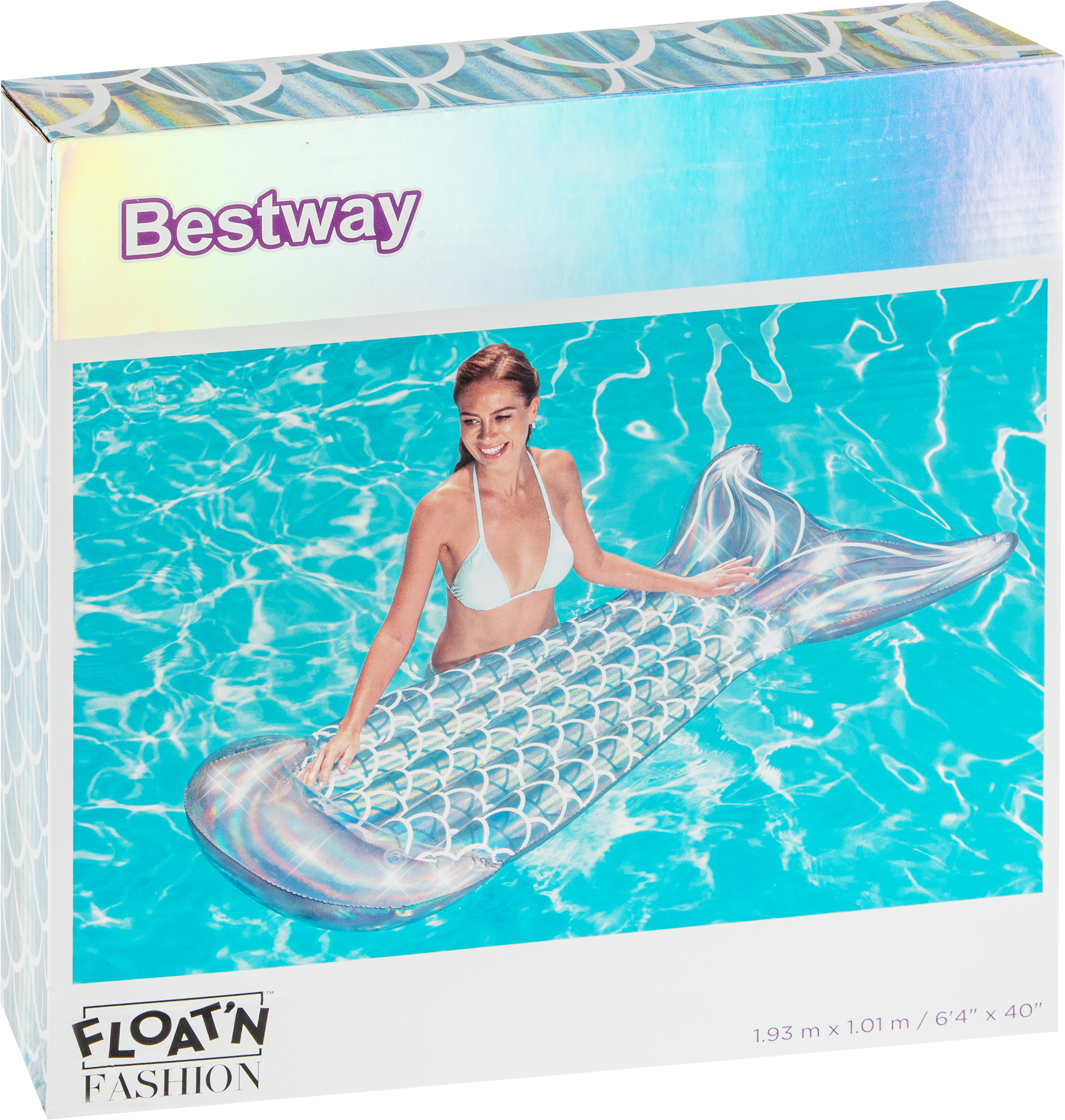 Изображение товара Матрас для плавания BESTWAY Русалка 177х89х20см, Арт. 43413 Изображение товара Матрас для плавания BESTWAY Русалка 177х89х20см, Арт. 43413