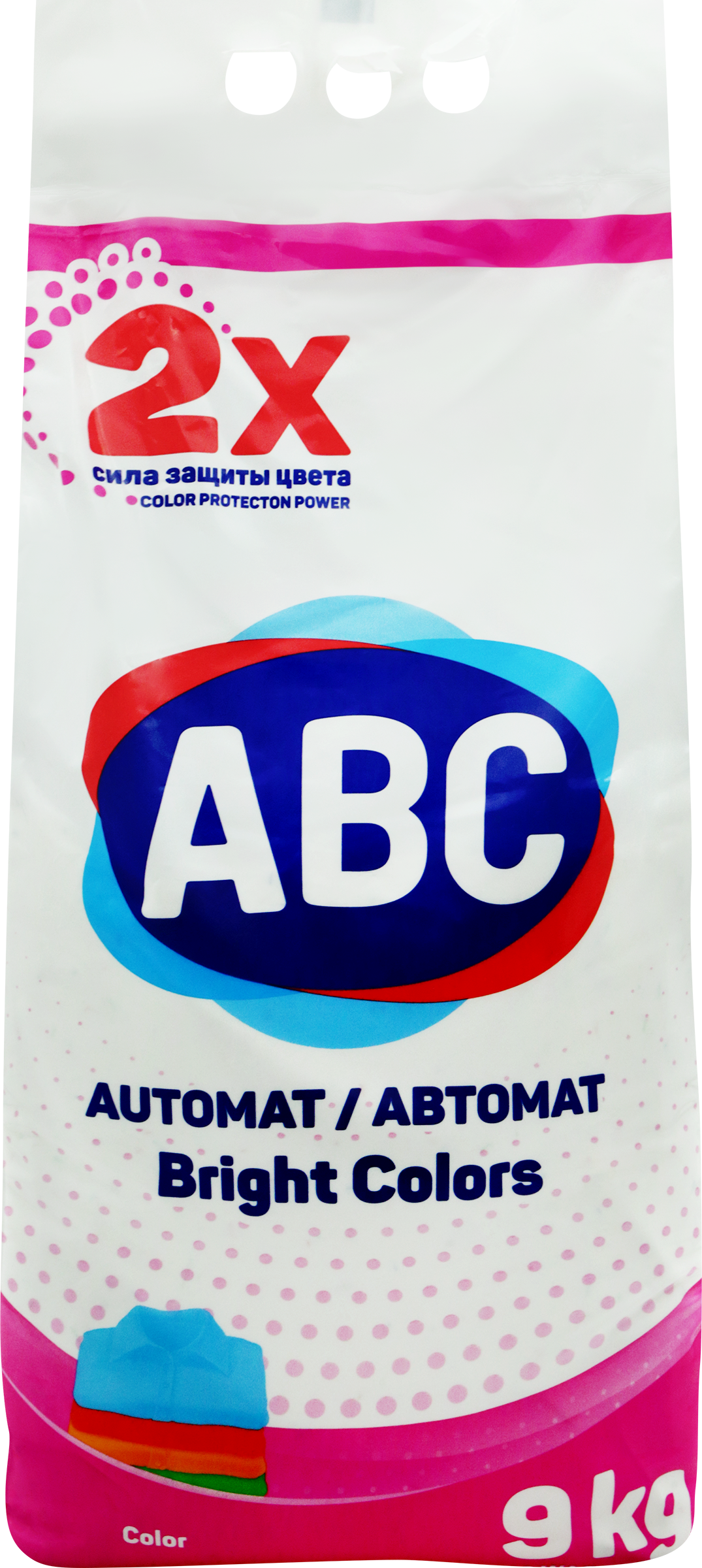 Изображение товара Стиральный порошок для цветного белья ABC 9кг эффективное и безопасное очищение