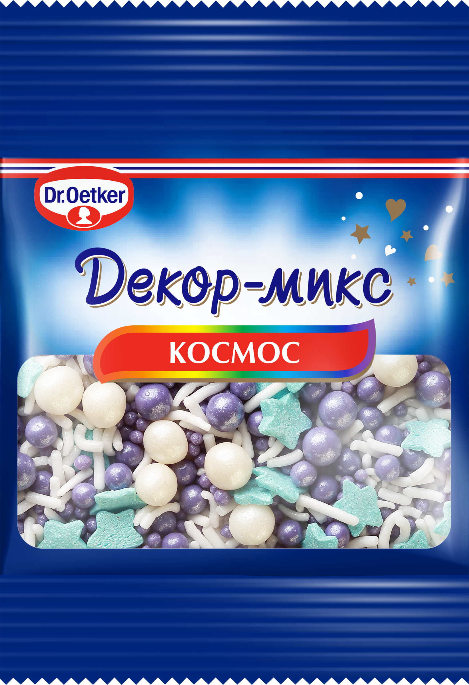 Изображение товара Посыпка DR.OETKER Декор-микс Космос 10 г для украшения выпечки Изображение товара Посыпка DR.OETKER Декор-микс Космос 10 г для украшения выпечки