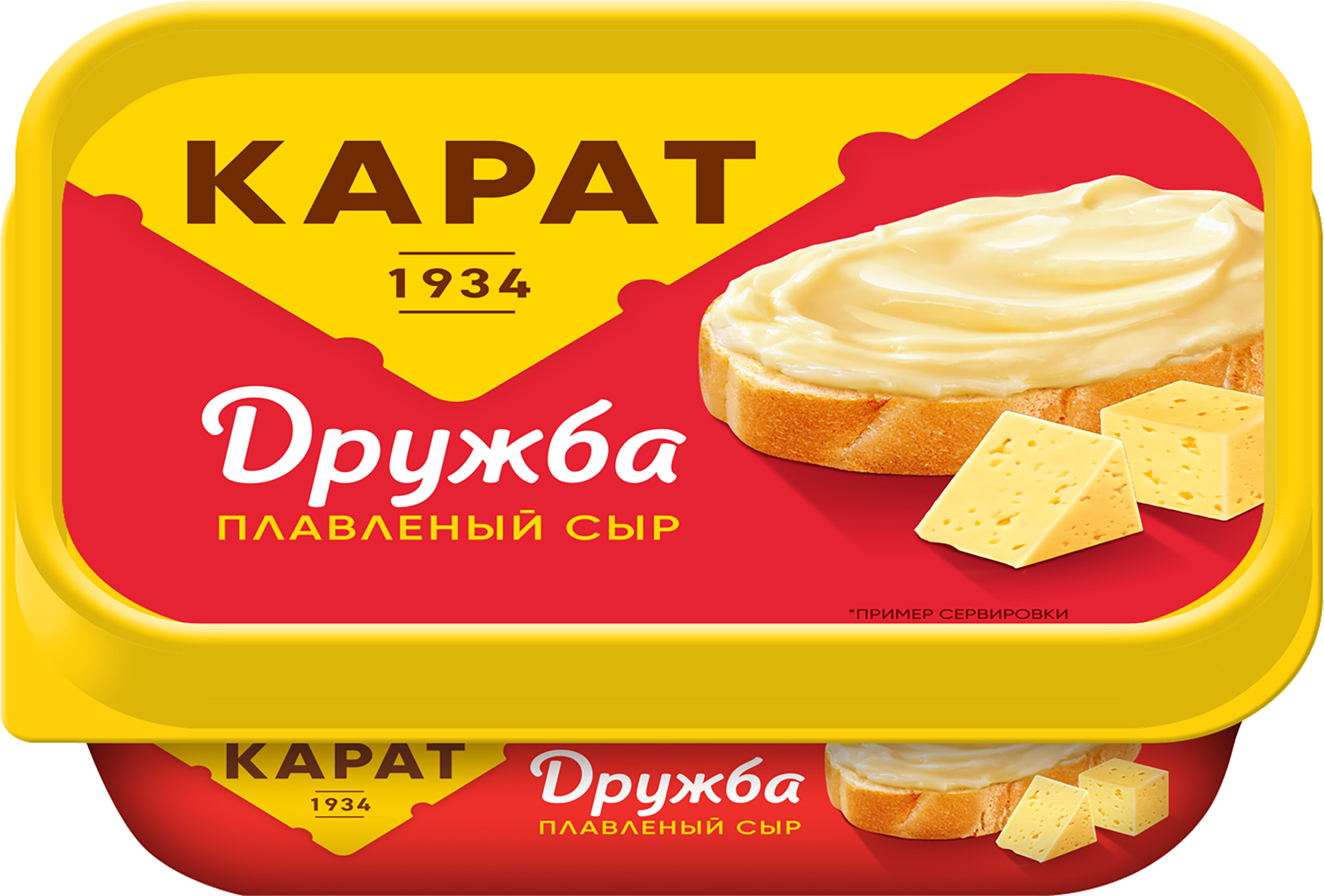 Изображение товара Сыр плавленый КАРАТ Дружба 45%, без змж, 200г