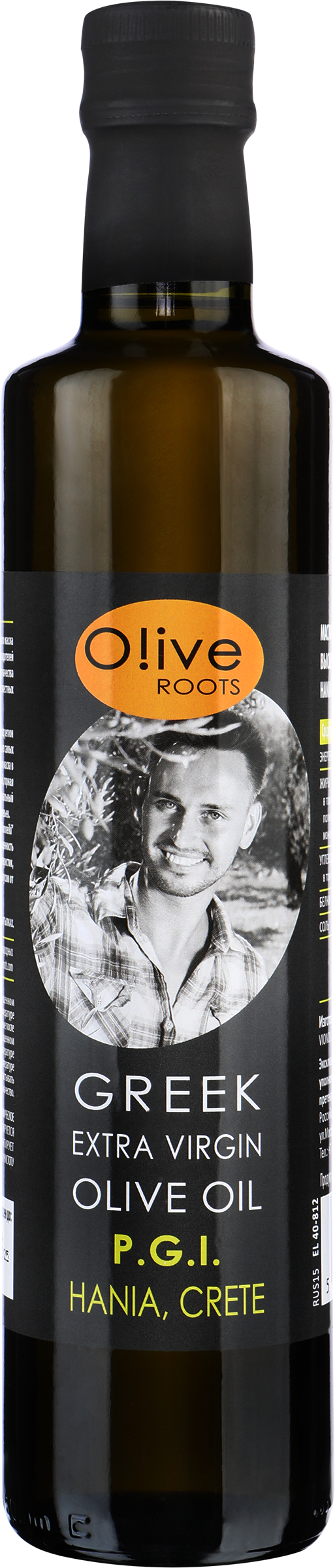 Изображение товара Масло оливковое OLIVE ROOTS Hania Crete P. G. I. 500мл - натуральное нерафинированное масло высшего Изображение товара Масло оливковое OLIVE ROOTS Hania Crete P. G. I. 500мл - натуральное нерафинированное масло высшего
