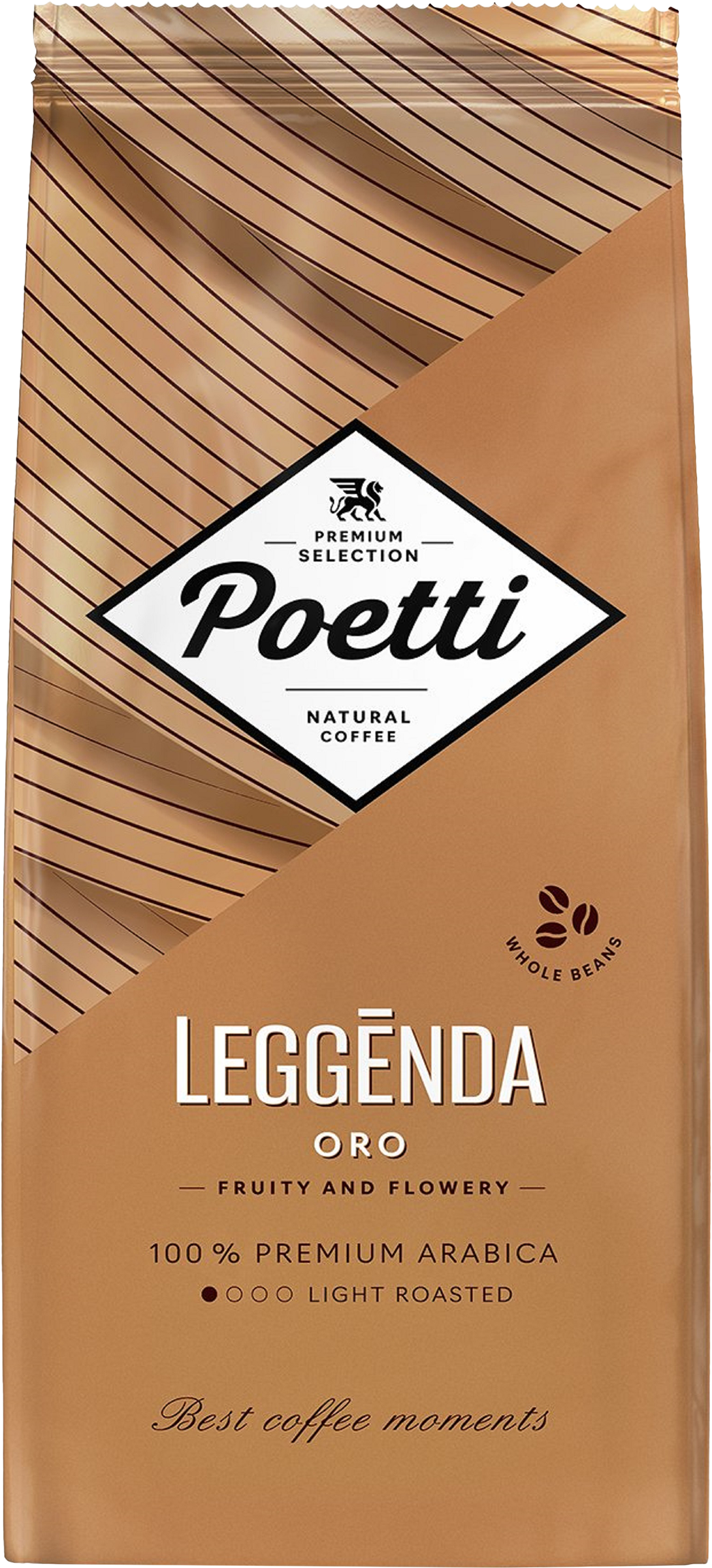 Изображение товара Кофе зерновой POETTI Leggenda Oro 1 кг, мягкий вкус Изображение товара Кофе зерновой POETTI Leggenda Oro 1 кг, мягкий вкус