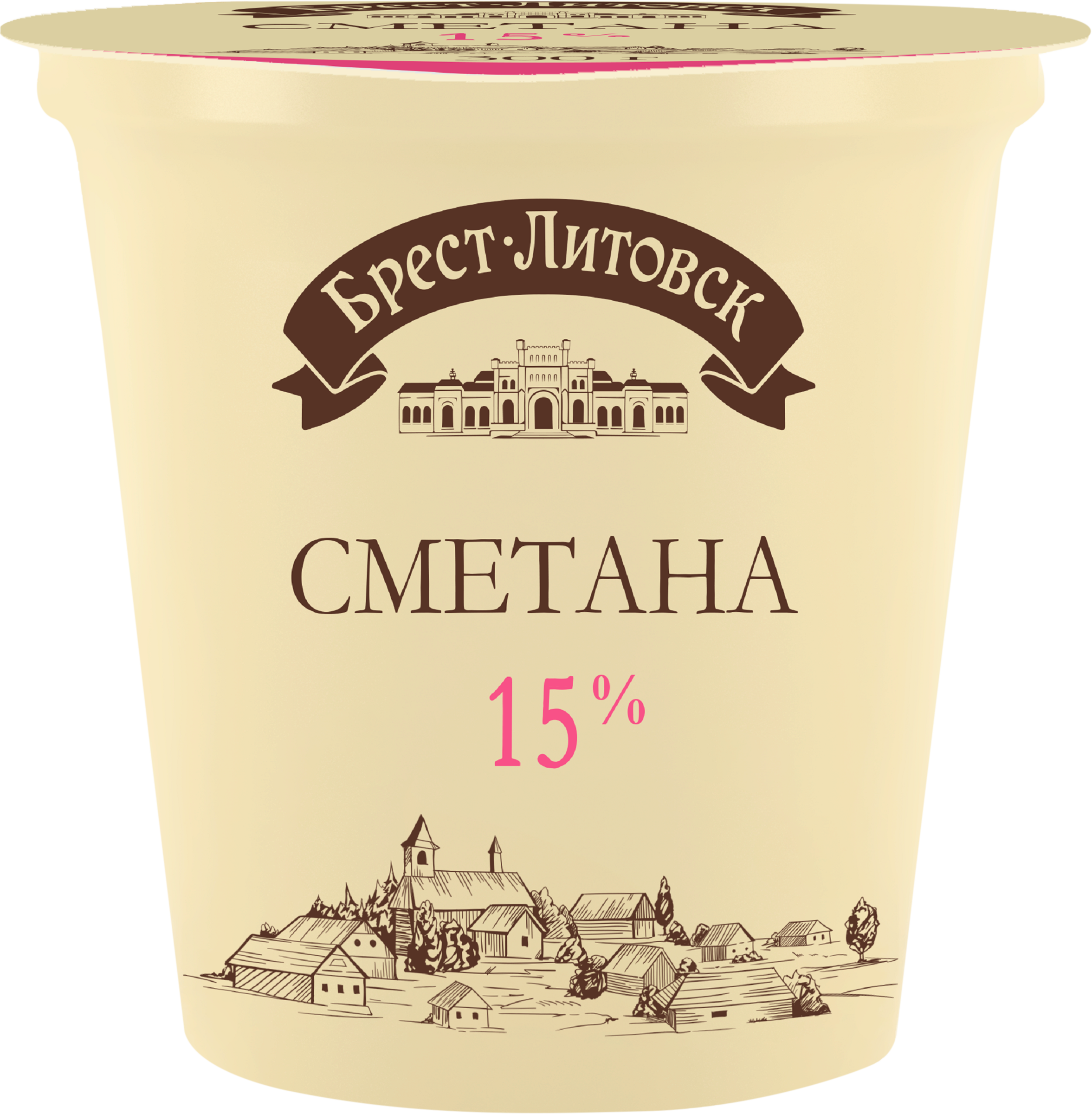 Изображение товара Сметана БРЕСТ-ЛИТОВСК 15%, без змж, 300г Изображение товара Сметана БРЕСТ-ЛИТОВСК 15%, без змж, 300г