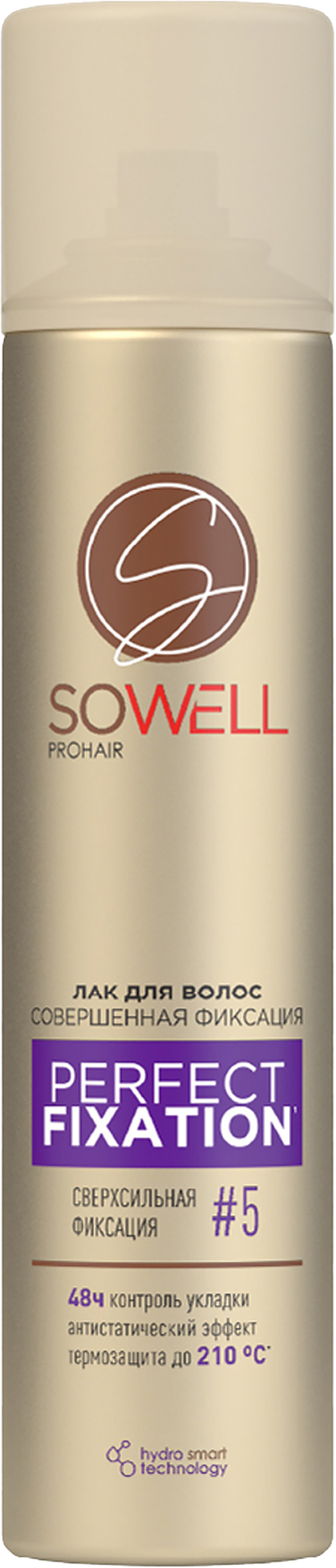 Изображение товара Лак для волос SOWEll Perfect Fixation сверхсильная фиксация 300мл Изображение товара Лак для волос SOWEll Perfect Fixation сверхсильная фиксация 300мл