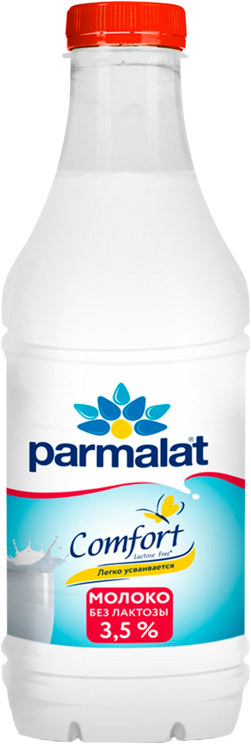 Изображение товара Молоко пастеризованное PARMALAT Comfort безлактозное 3,5% 900мл
