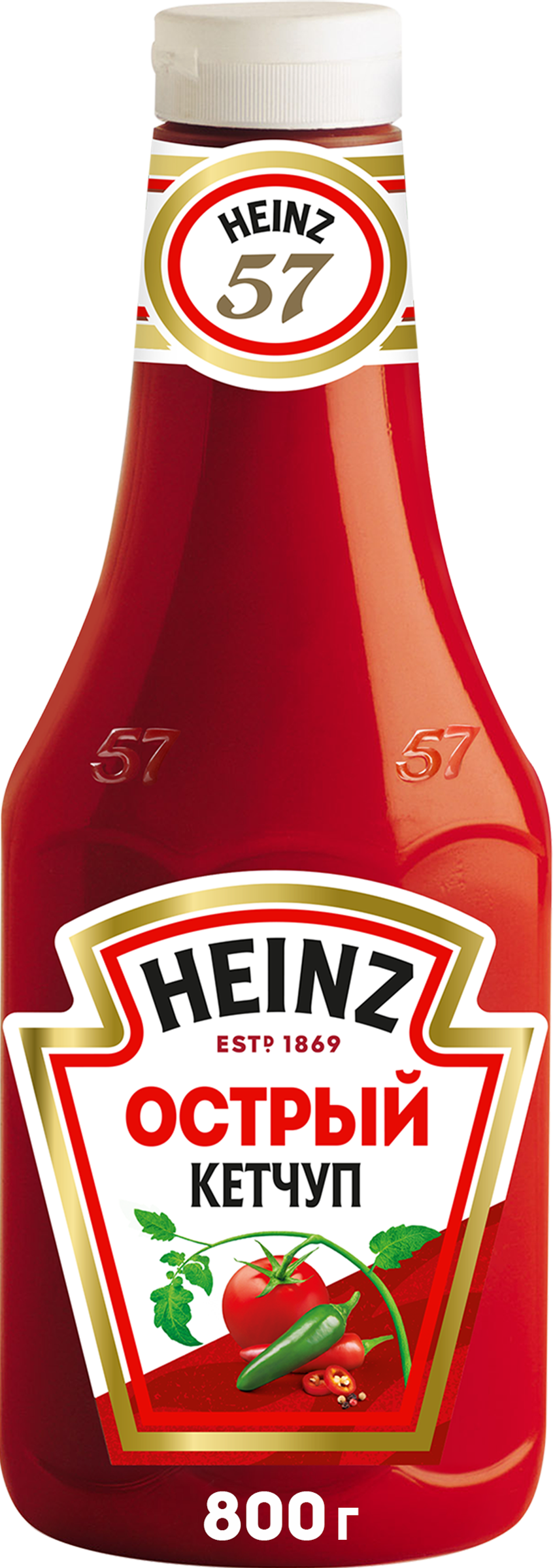 Изображение товара Кетчуп острый HEINZ 800г натуральный томатный со специями Изображение товара Кетчуп острый HEINZ 800г натуральный томатный со специями