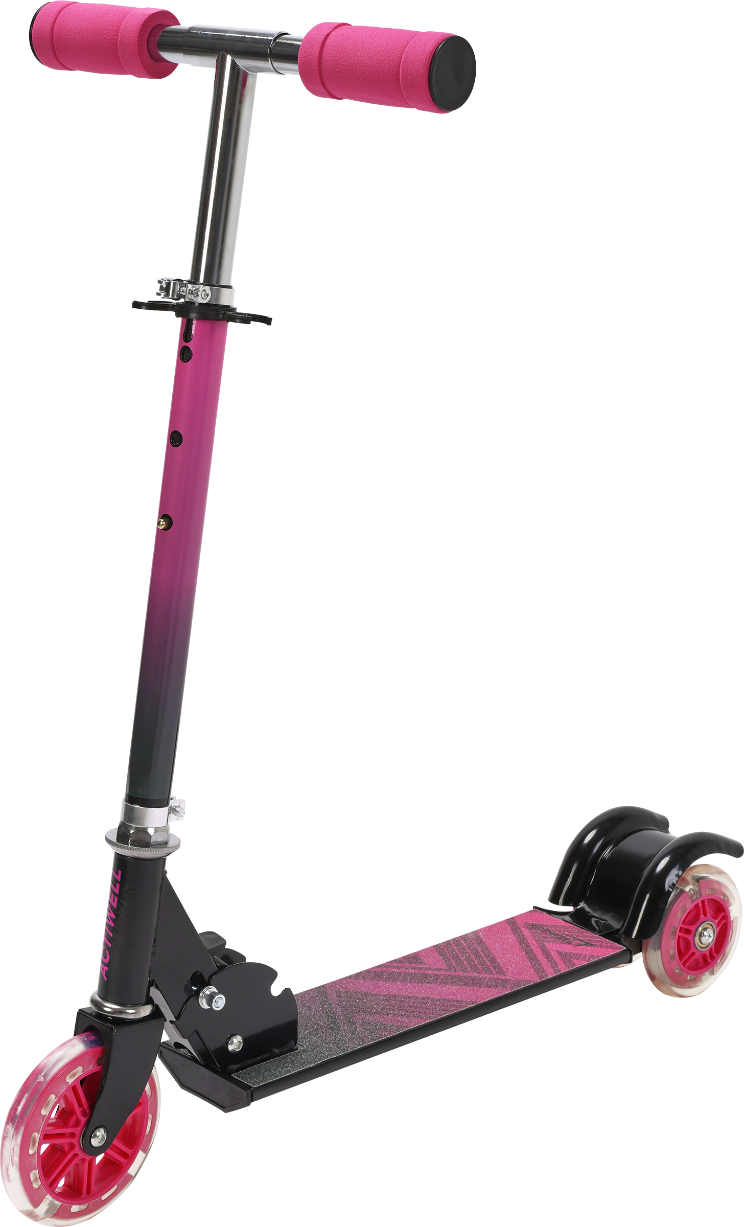 Изображение товара ACTIWELL KIDS трехколесный самокат с светящимися колесами