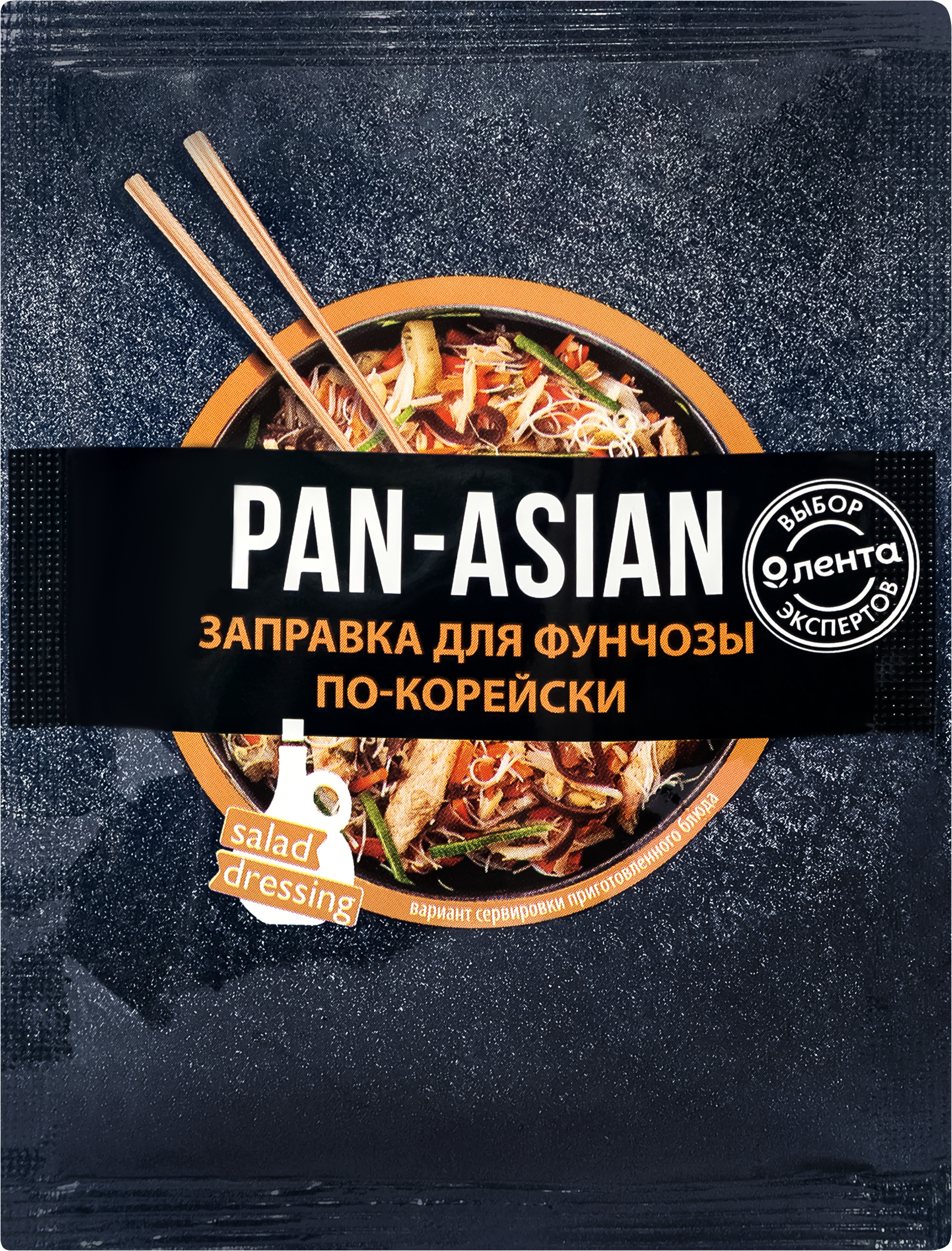 Изображение товара Заправка для фунчозы PAN-ASIAN по-корейски 60г натуральный соус Изображение товара Заправка для фунчозы PAN-ASIAN по-корейски 60г натуральный соус