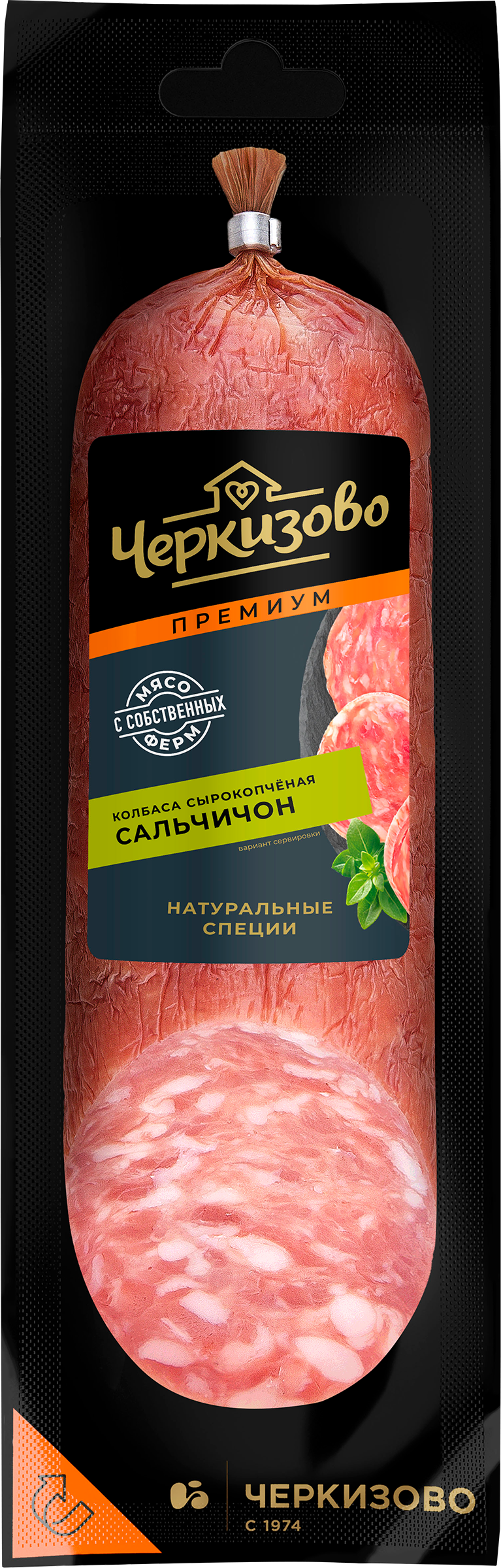 Изображение товара Колбаса сырокопченая ЧЕРКИЗОВО ПРЕМИУМ Сальчичон 300г натуральный деликатес