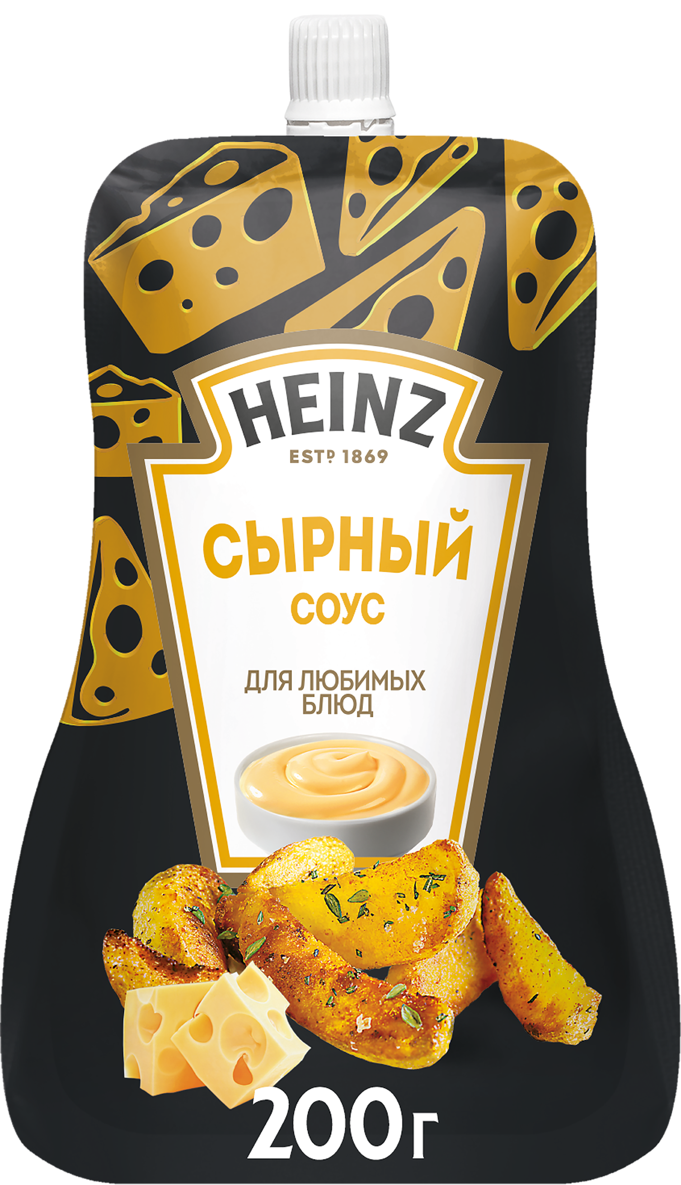 Изображение товара Соус HEINZ Сырный 200г - сливочный сырный соус для блюд и закусок Изображение товара Соус HEINZ Сырный 200г - сливочный сырный соус для блюд и закусок