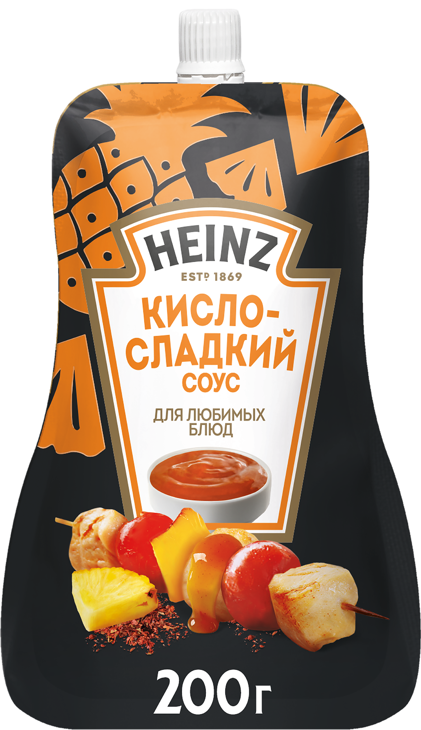 Изображение товара Соус деликатесный HEINZ Кисло-сладкий 200г для азиатской кухни Изображение товара Соус деликатесный HEINZ Кисло-сладкий 200г для азиатской кухни