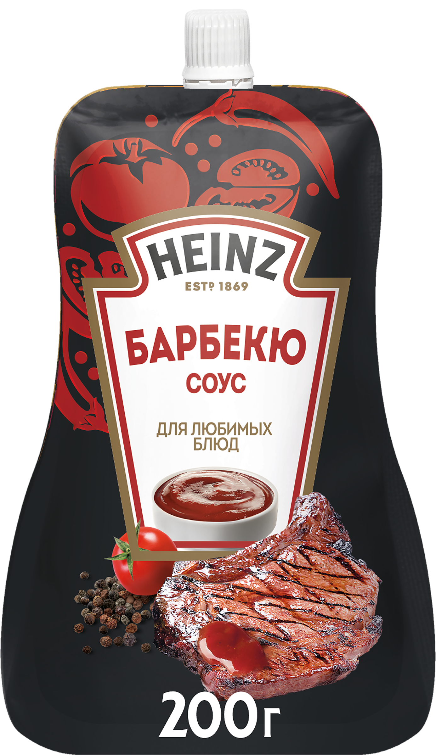 Изображение товара Соус томатный HEINZ Барбекю 200г натуральный пряный соус для мяса гриль Изображение товара Соус томатный HEINZ Барбекю 200г натуральный пряный соус для мяса гриль