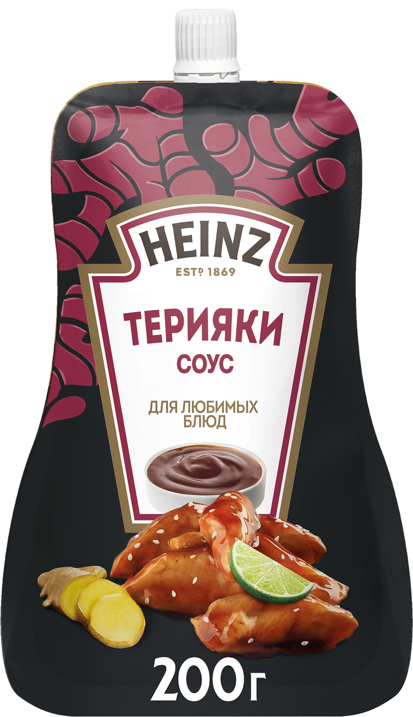 Изображение товара Соус соевый HEINZ Терияки 200г натуральный соус для блюд и заправок Изображение товара Соус соевый HEINZ Терияки 200г натуральный соус для блюд и заправок