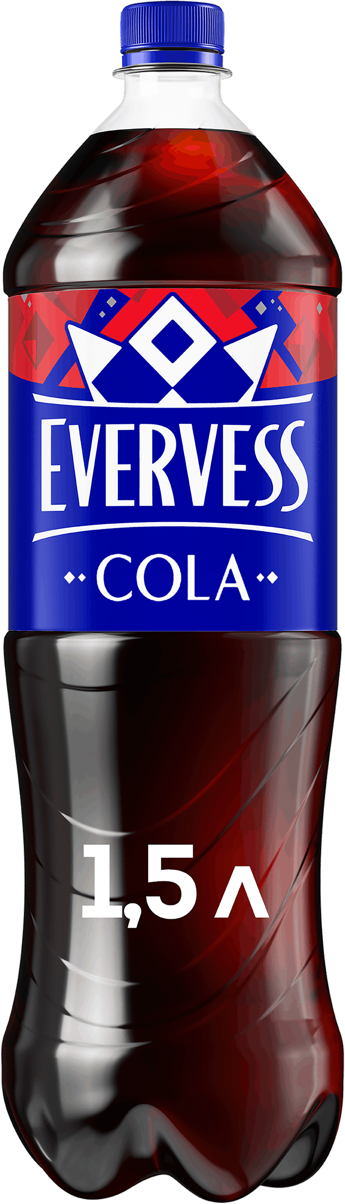 Изображение товара Напиток EVERVESS Кола сильногазированный, 1.5л