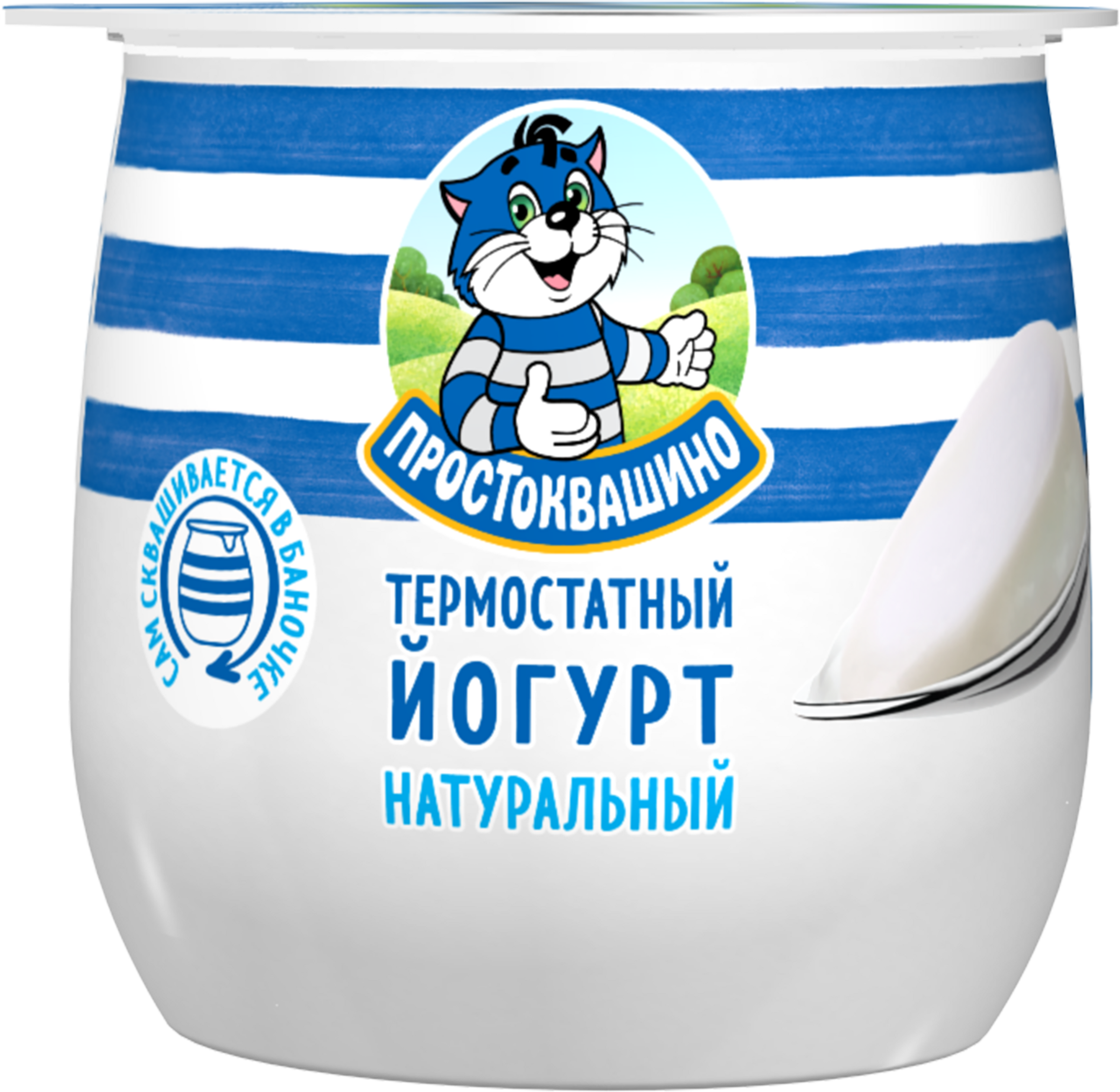 Изображение товара Йогурт ПРОСТОКВАШИНО 4% натуральный густой в пластиковом стакане