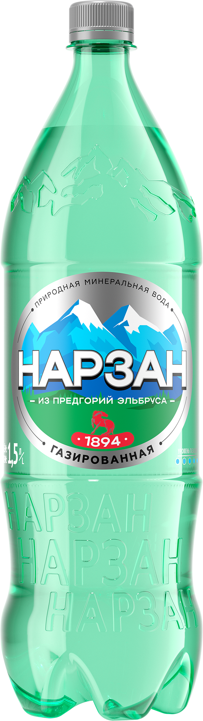 Изображение товара Вода минеральная НАРЗАН газированная, 1.5л Изображение товара Вода минеральная НАРЗАН газированная, 1.5л