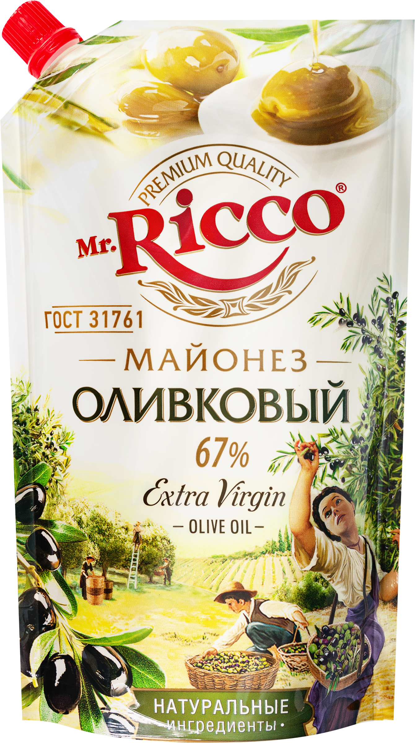Изображение товара Майонез MR.RICCO Оливковый 67% 400 мл натуральный соус для салатов и блюд Изображение товара Майонез MR.RICCO Оливковый 67% 400 мл натуральный соус для салатов и блюд