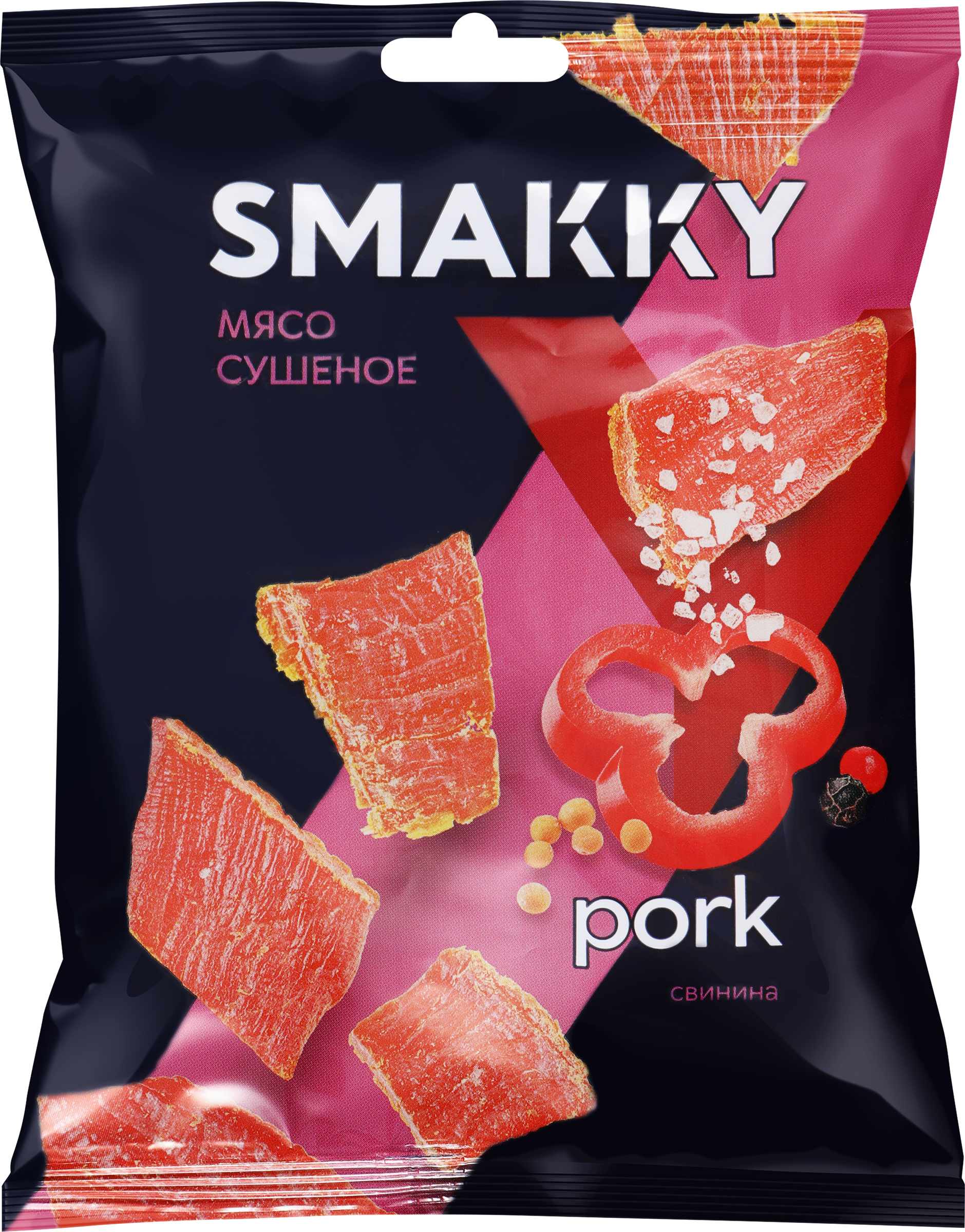 Изображение товара Мясо сушеное SMAKKY Свинина - натуральный сне́к для перекусов, 30 г Изображение товара Мясо сушеное SMAKKY Свинина - натуральный сне́к для перекусов, 30 г