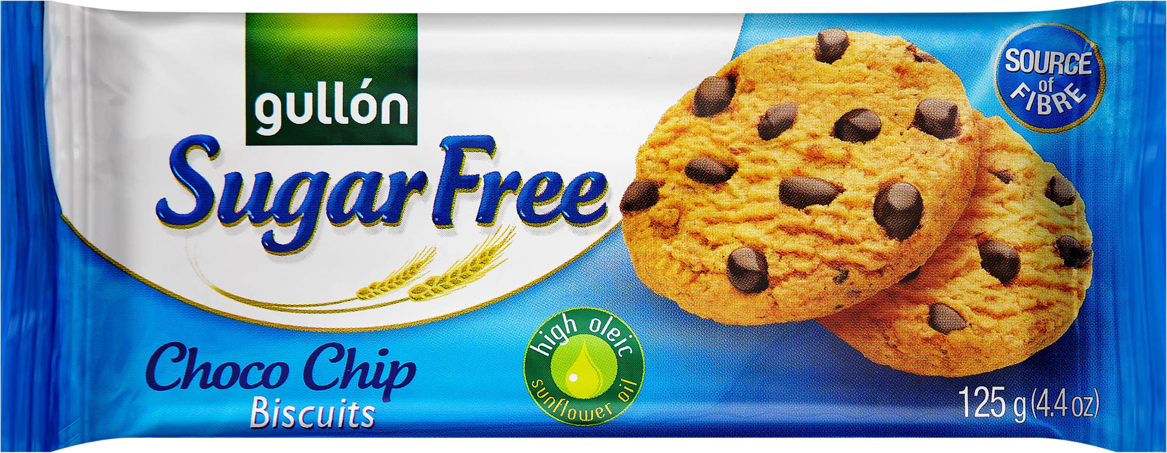 Изображение товара Печенье сдобное GULLON Chocolate Chip без сахара 125г Испания