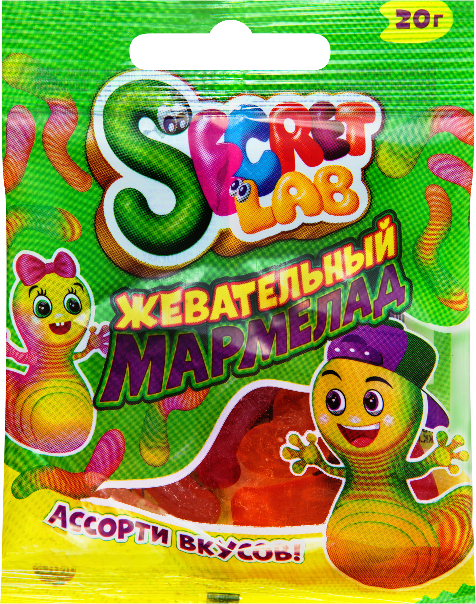 Изображение товара Мармелад жевательный SECRET LAB Мармеладная семейка ассорти вкусов, 20г Изображение товара Мармелад жевательный SECRET LAB Мармеладная семейка ассорти вкусов, 20г