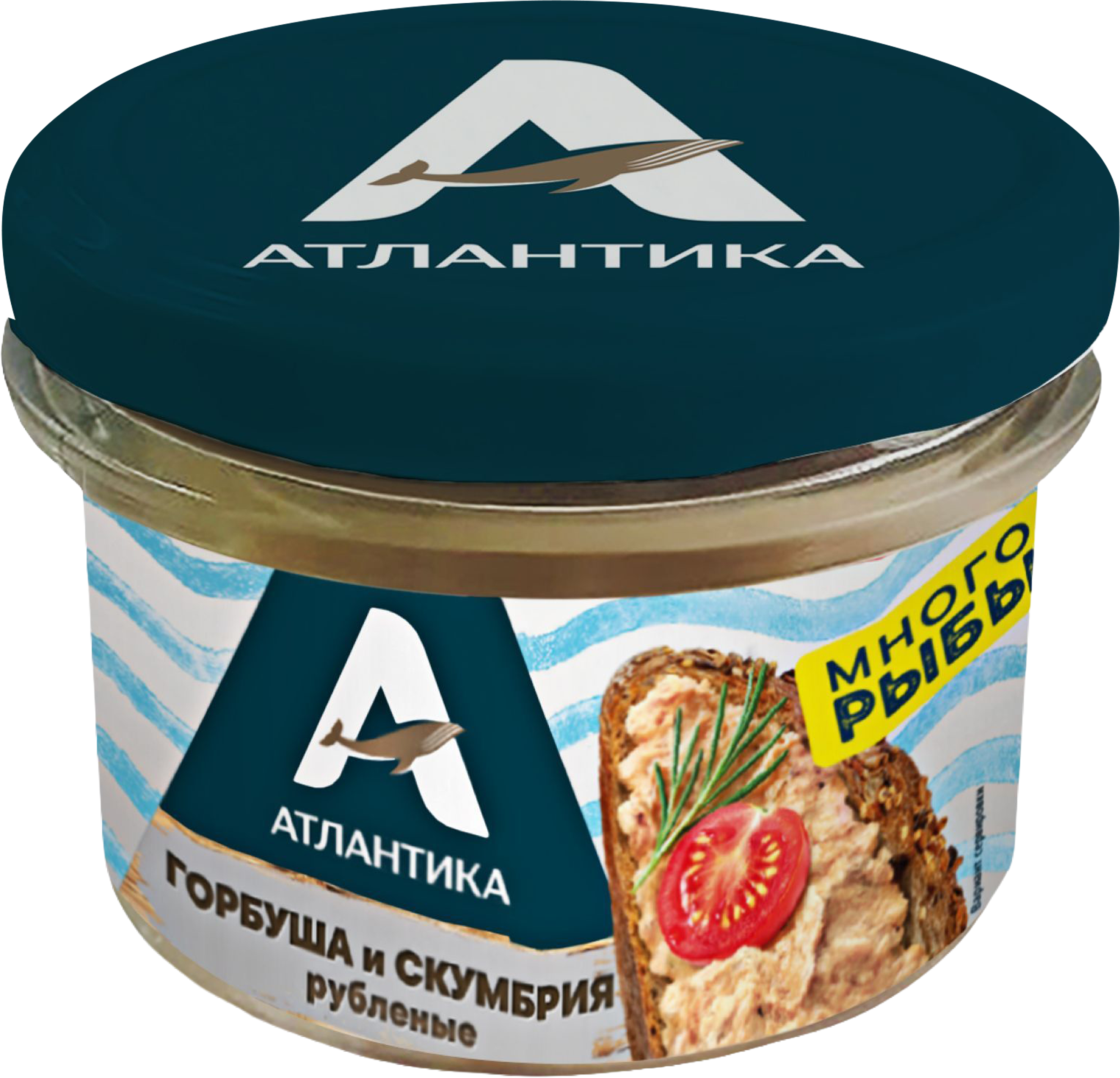 Изображение товара Крем-паста АТЛАНТИКА из горбуши и скумбрии с горчицей, 150г Изображение товара Крем-паста АТЛАНТИКА из горбуши и скумбрии с горчицей, 150г