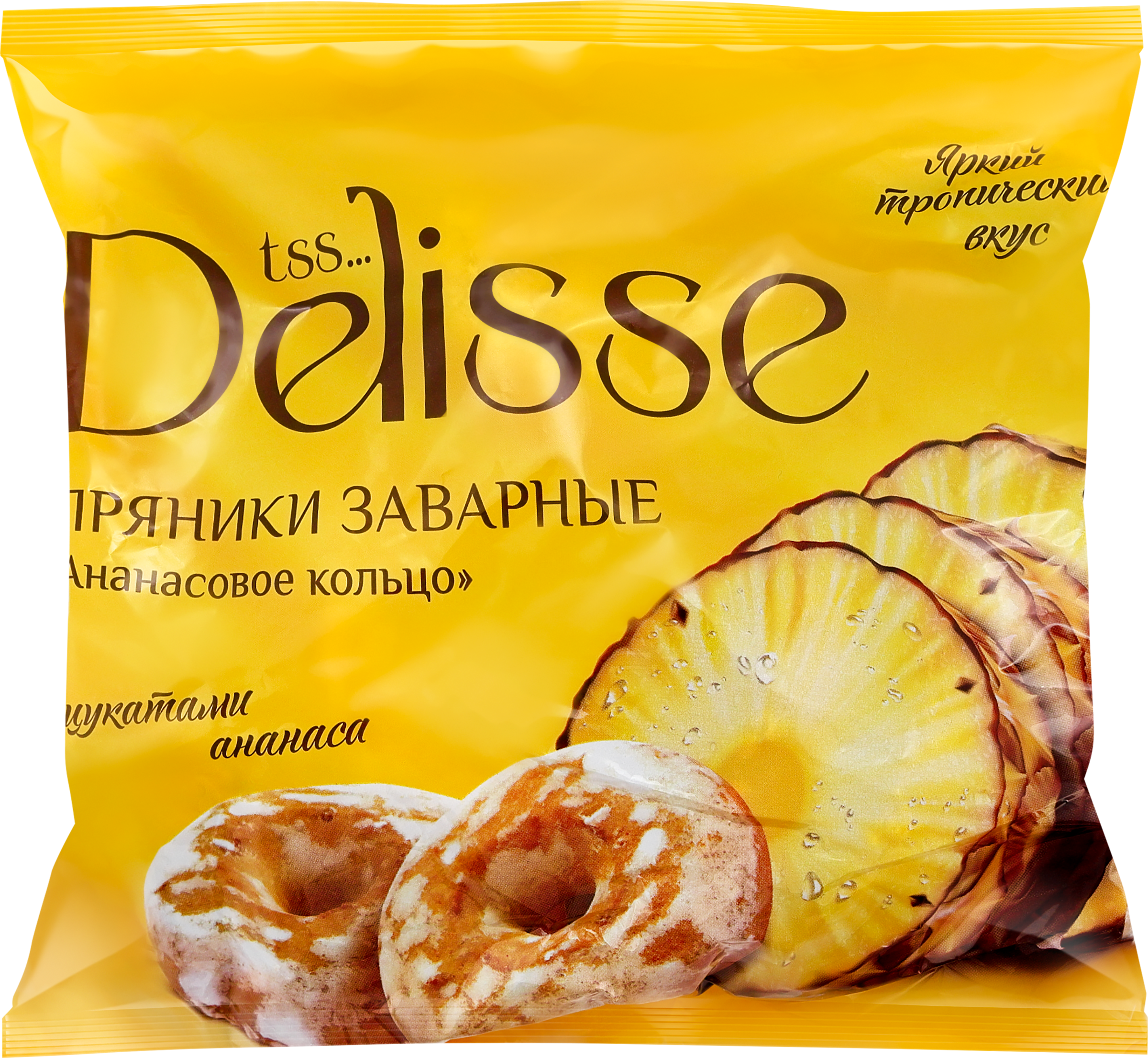 Изображение товара Пряники DELISSE Ананасовое кольцо, 400г