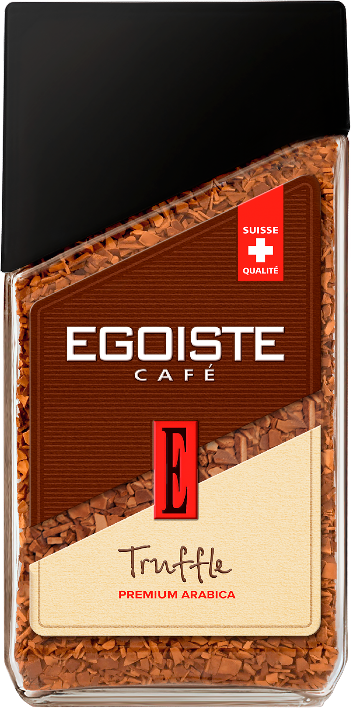 Изображение товара Кофе растворимый EGOISTE Truffle 95г, премиальная арабика, удобная упаковка Изображение товара Кофе растворимый EGOISTE Truffle 95г, премиальная арабика, удобная упаковка