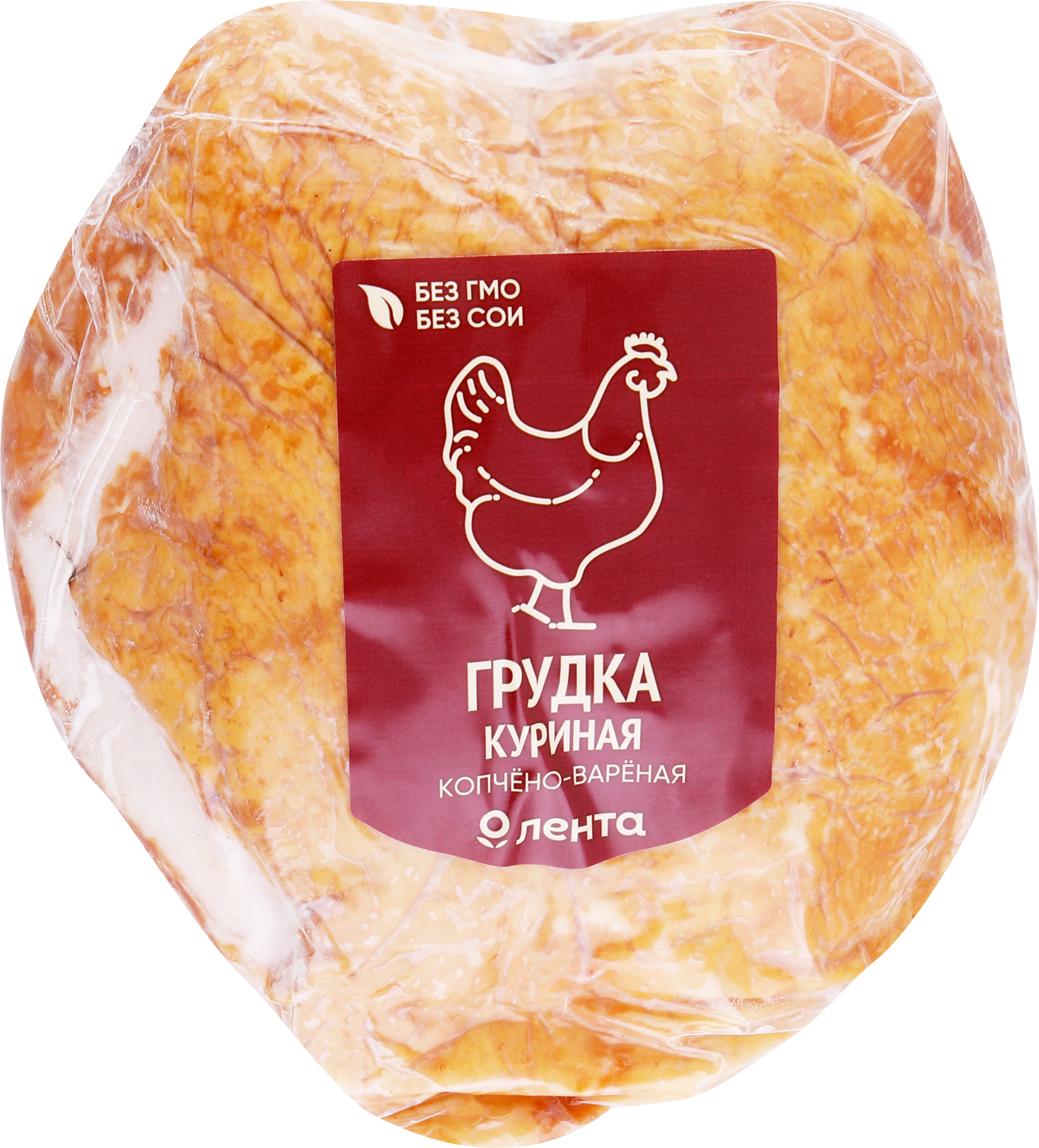 Изображение товара Грудка цыпленка-бройлера копчено-вареная ЛЕНТА 240 кКал, 100г Россия Изображение товара Грудка цыпленка-бройлера копчено-вареная ЛЕНТА 240 кКал, 100г Россия