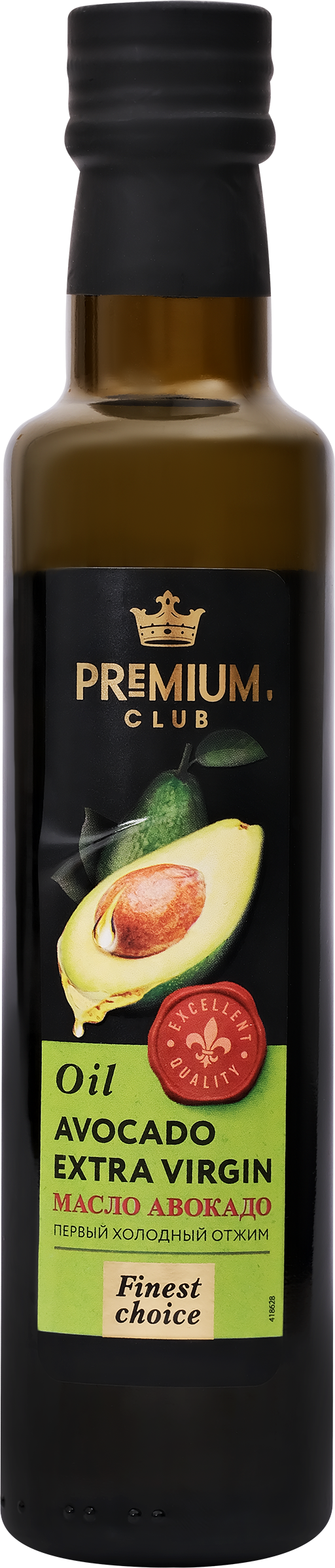 Изображение товара Масло авокадо PREMIUM CLUB нерафинированное 250мл высшего качества Изображение товара Масло авокадо PREMIUM CLUB нерафинированное 250мл высшего качества