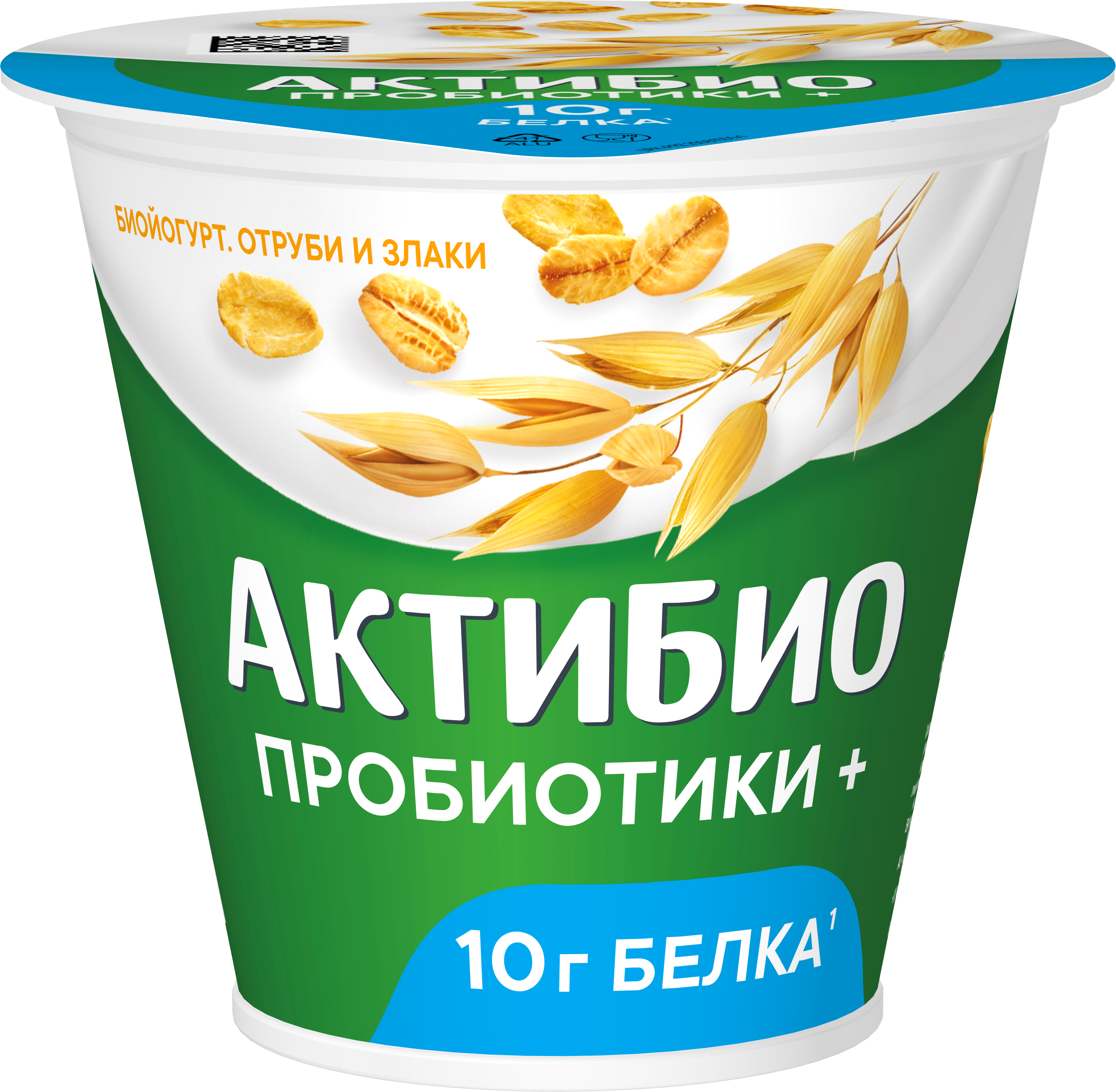 Изображение товара Биойогурт АКТИБИО Отруби, злаки 2,9%, 220г - натуральный пробиотический продукт Изображение товара Биойогурт АКТИБИО Отруби, злаки 2,9%, 220г - натуральный пробиотический продукт