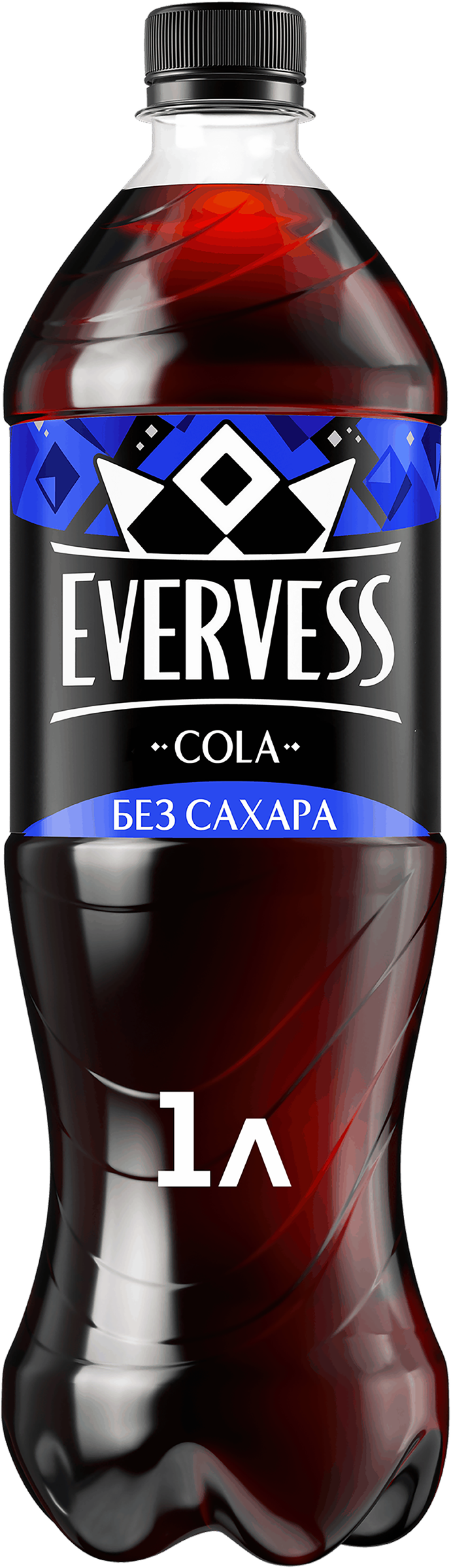 Изображение товара Газированный напиток EVERVESS Колa Zero Sugar 1л без сахара Изображение товара Газированный напиток EVERVESS Колa Zero Sugar 1л без сахара
