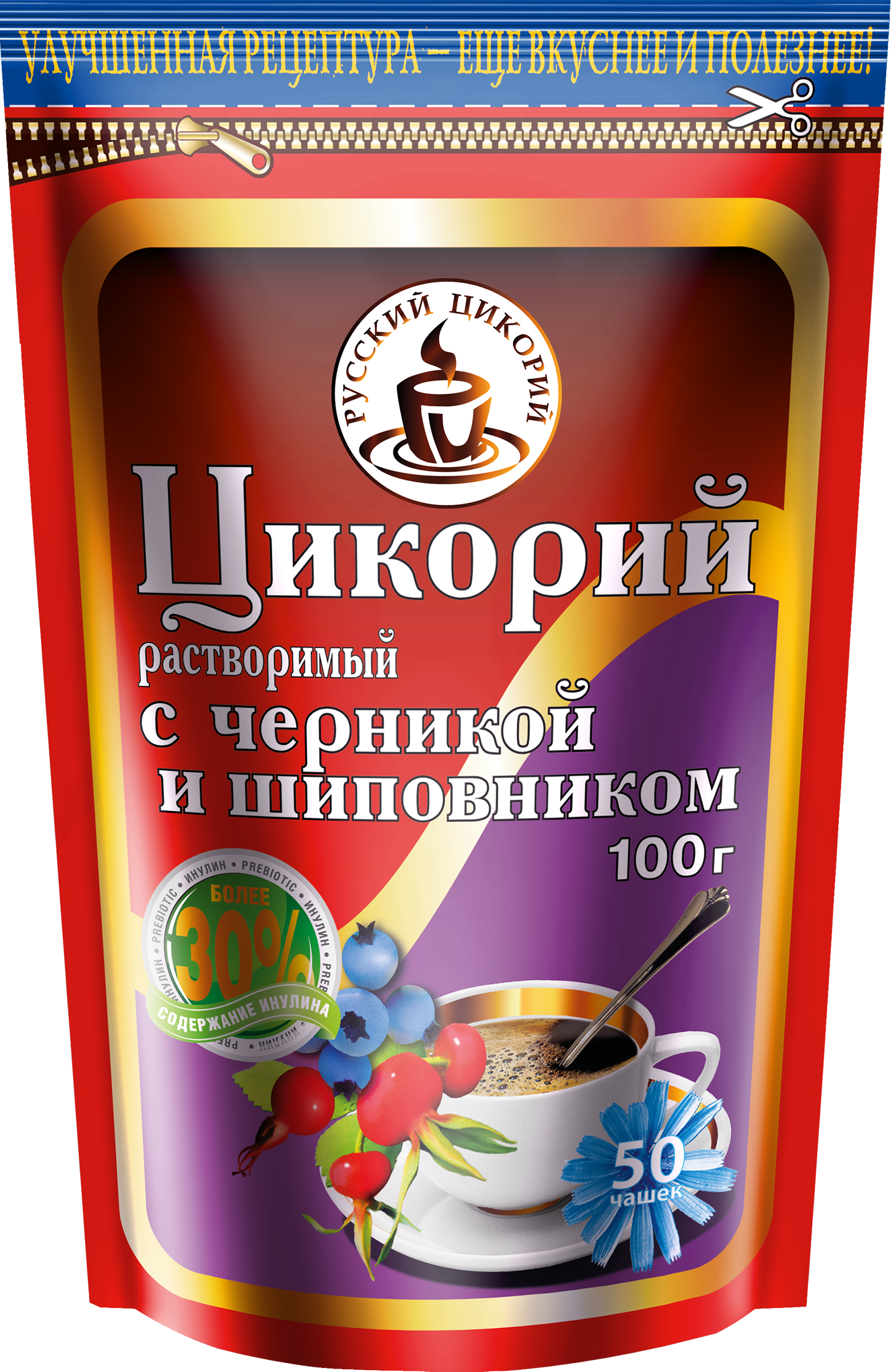 Изображение товара Растворимый цикорий с шиповником и черникой 100г АО Еремеевское Изображение товара Растворимый цикорий с шиповником и черникой 100г АО Еремеевское