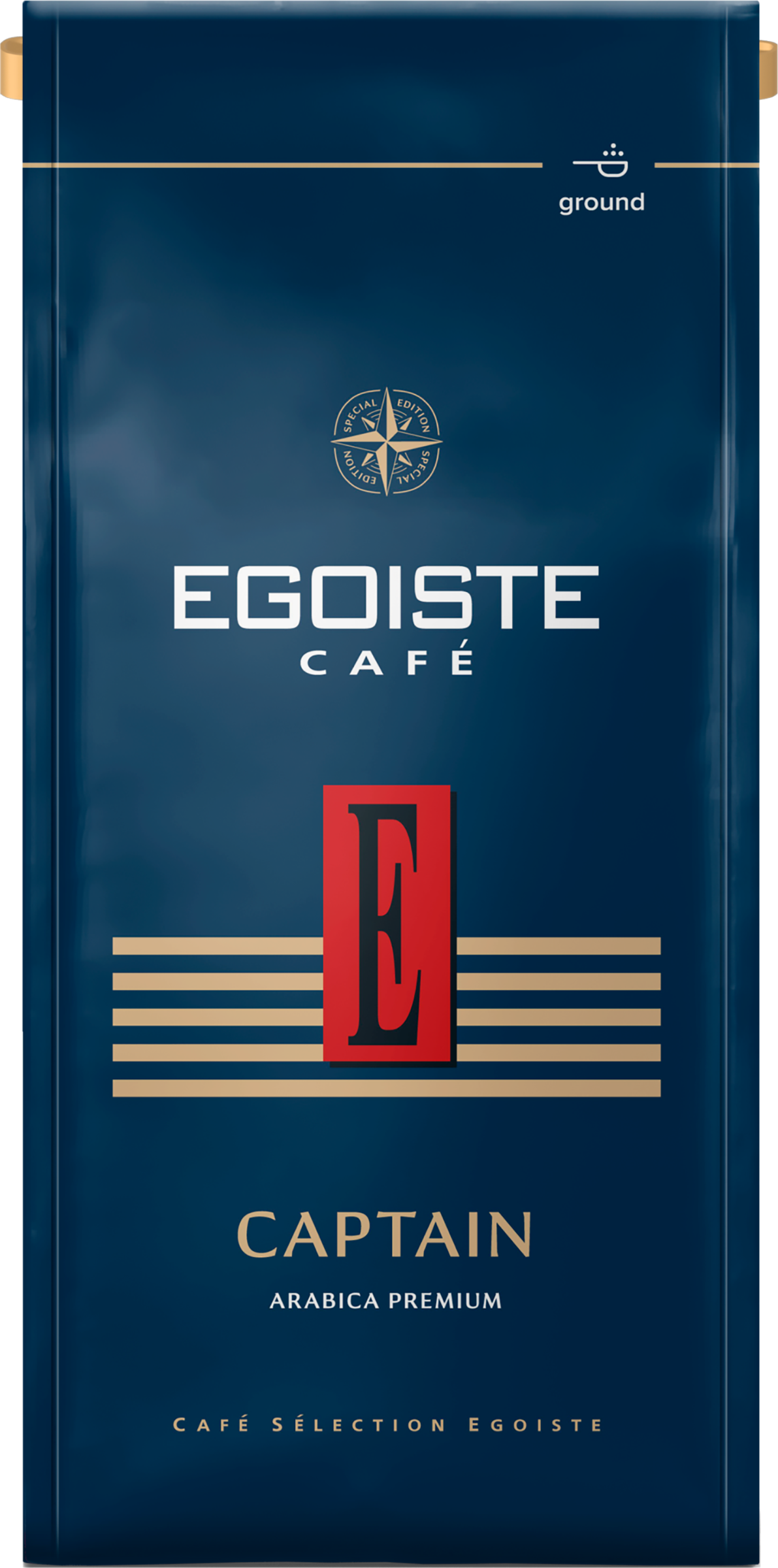 Изображение товара Кофе молотый EGOISTE Captain, 250г - Премиальная арабика Изображение товара Кофе молотый EGOISTE Captain, 250г - Премиальная арабика