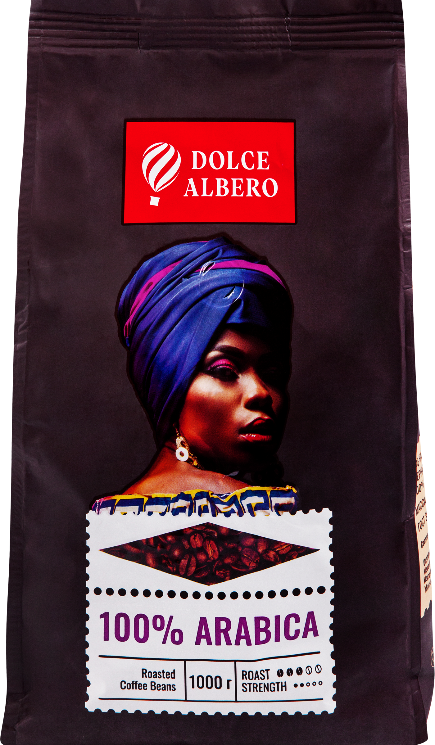 Изображение товара Кофе зерновой DOLCE ALBERO 100% Arabica 1 кг для автоматических кофемашин и френч-пресса Изображение товара Кофе зерновой DOLCE ALBERO 100% Arabica 1 кг для автоматических кофемашин и френч-пресса