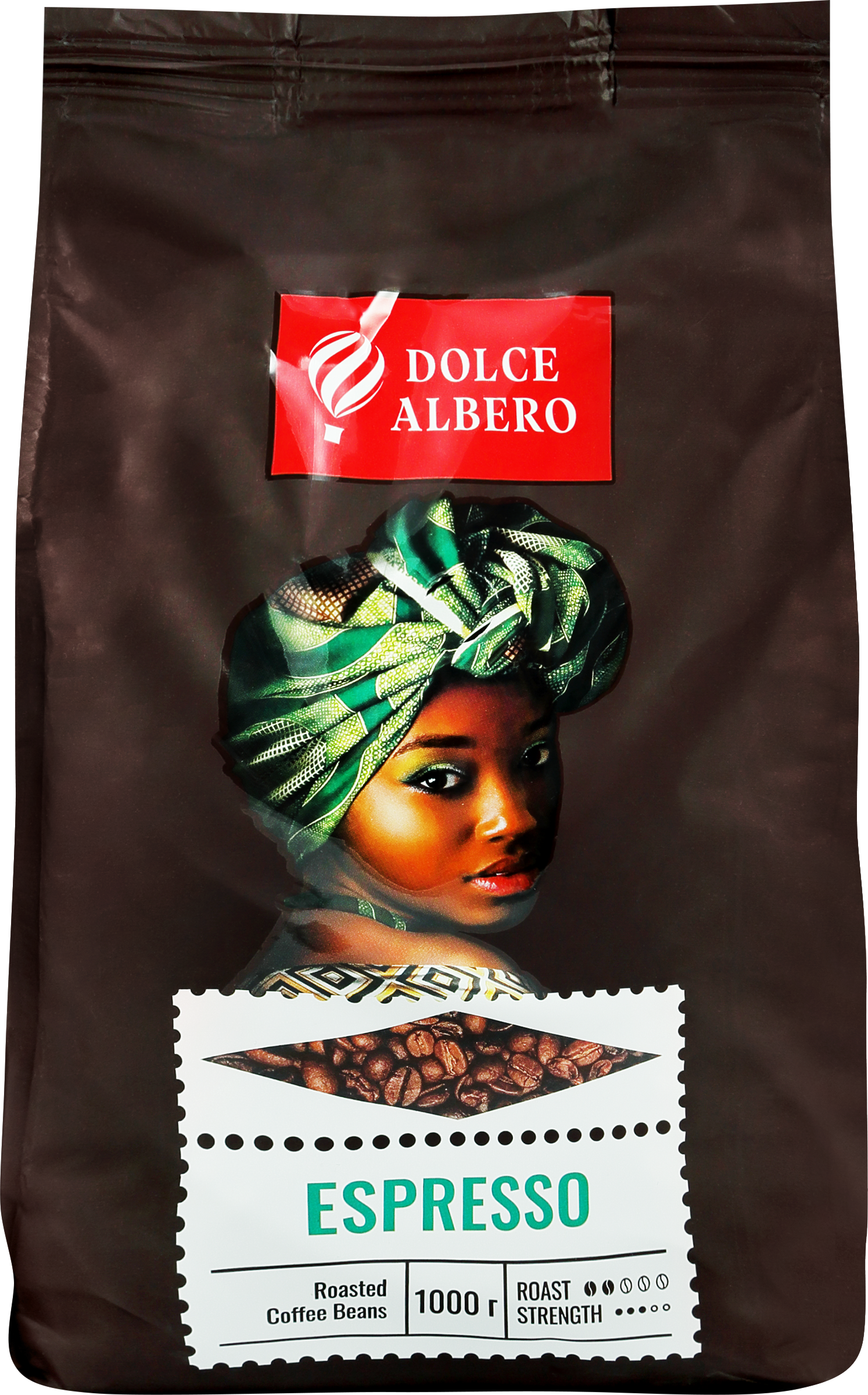Изображение товара Кофе зерновой DOLCE ALBERO Espresso 1кг высокогорная арабика Изображение товара Кофе зерновой DOLCE ALBERO Espresso 1кг высокогорная арабика