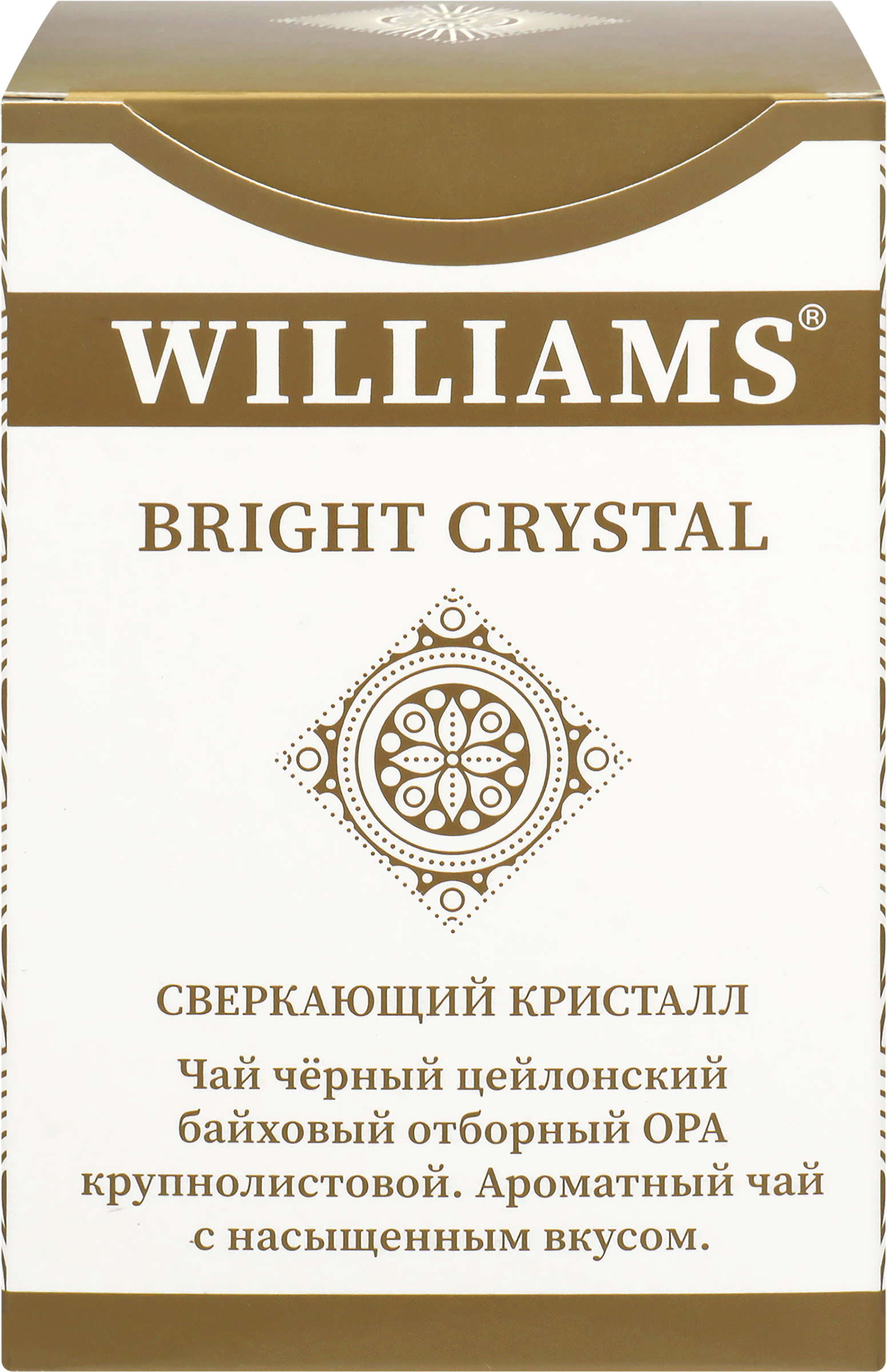 Изображение товара Чай черный WILLIAMS Bright Crystal OPA отборный цейлонский 100г Изображение товара Чай черный WILLIAMS Bright Crystal OPA отборный цейлонский 100г
