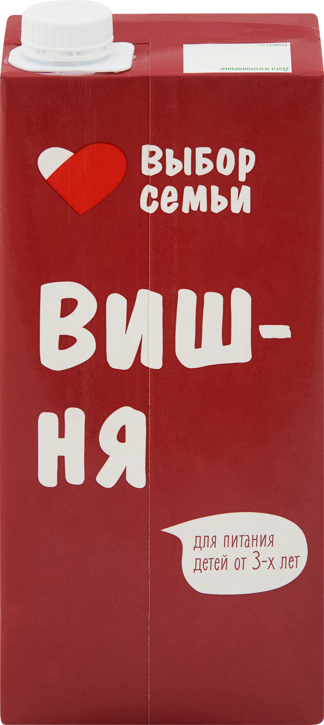 Изображение товара Нектар ВЫБОР СЕМЬИ Вишневый 0.95л натуральный вкус ягоды