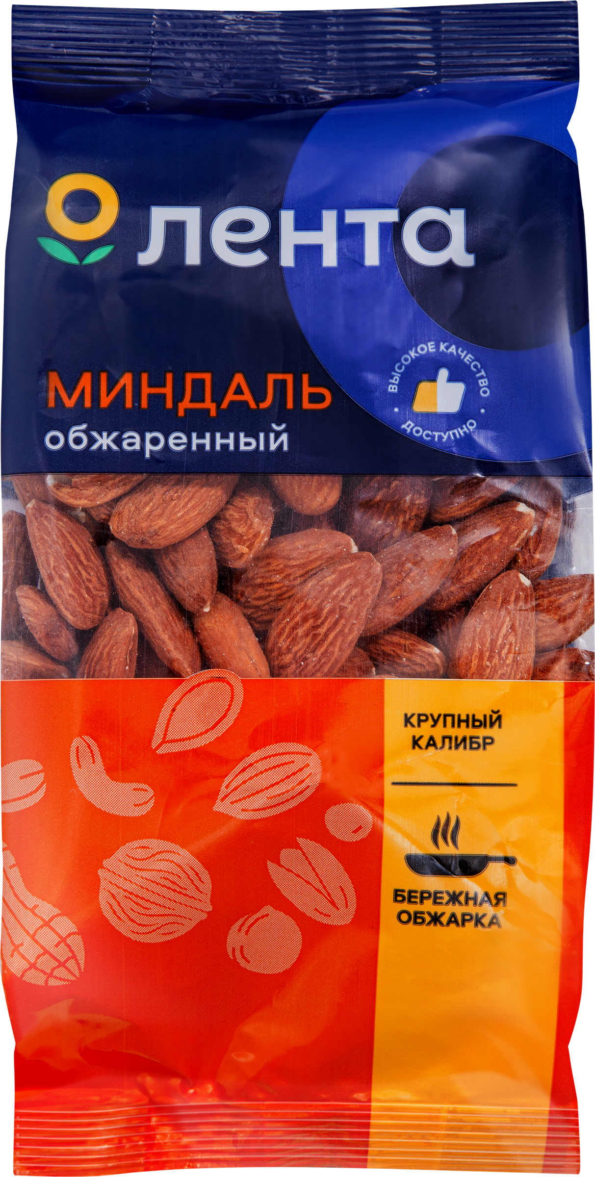 Изображение товара Миндаль ЛЕНТА жареный, 150г Изображение товара Миндаль ЛЕНТА жареный, 150г