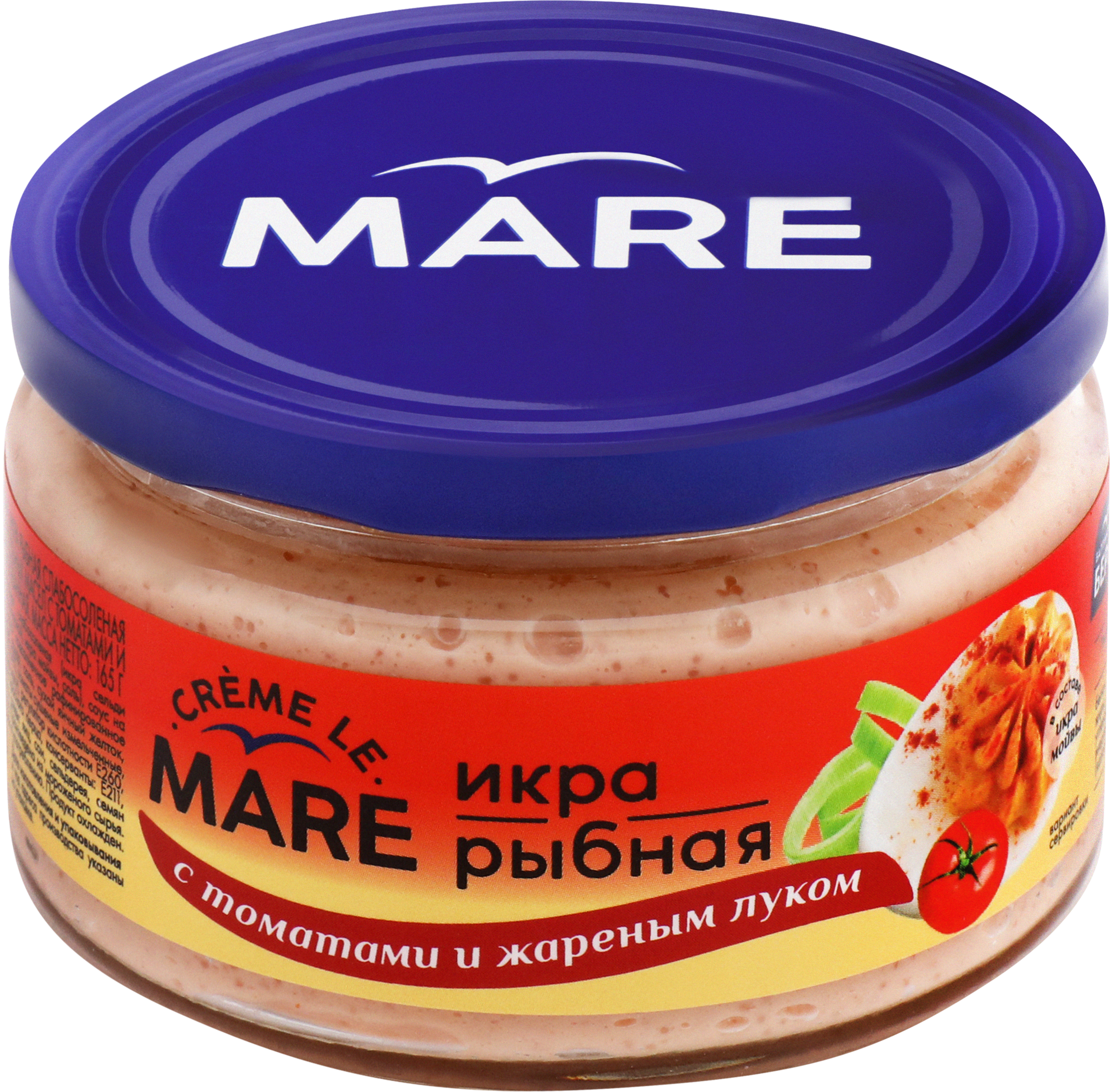Изображение товара Икра рыбная слабосоленая БАЛТИЙСКИЙ БЕРЕГ Creme Le Mare 165г в соусе