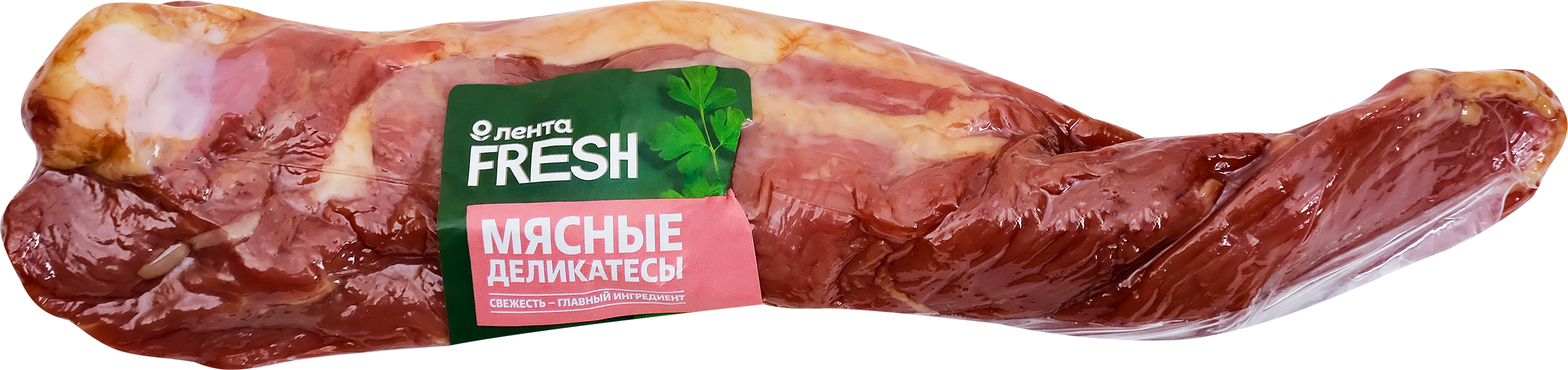 Изображение товара Вырезка свиная сырокопченая ЛЕНТА FRESH, весовая Изображение товара Вырезка свиная сырокопченая ЛЕНТА FRESH, весовая