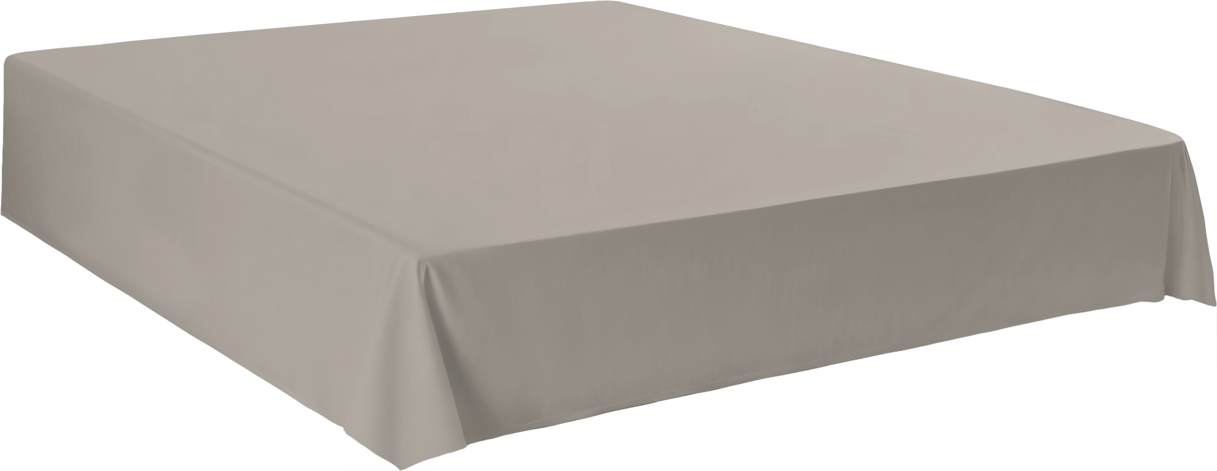 Изображение товара Простыня HOMECLUB 220x240 см, бежевый поплин для комфортного сна