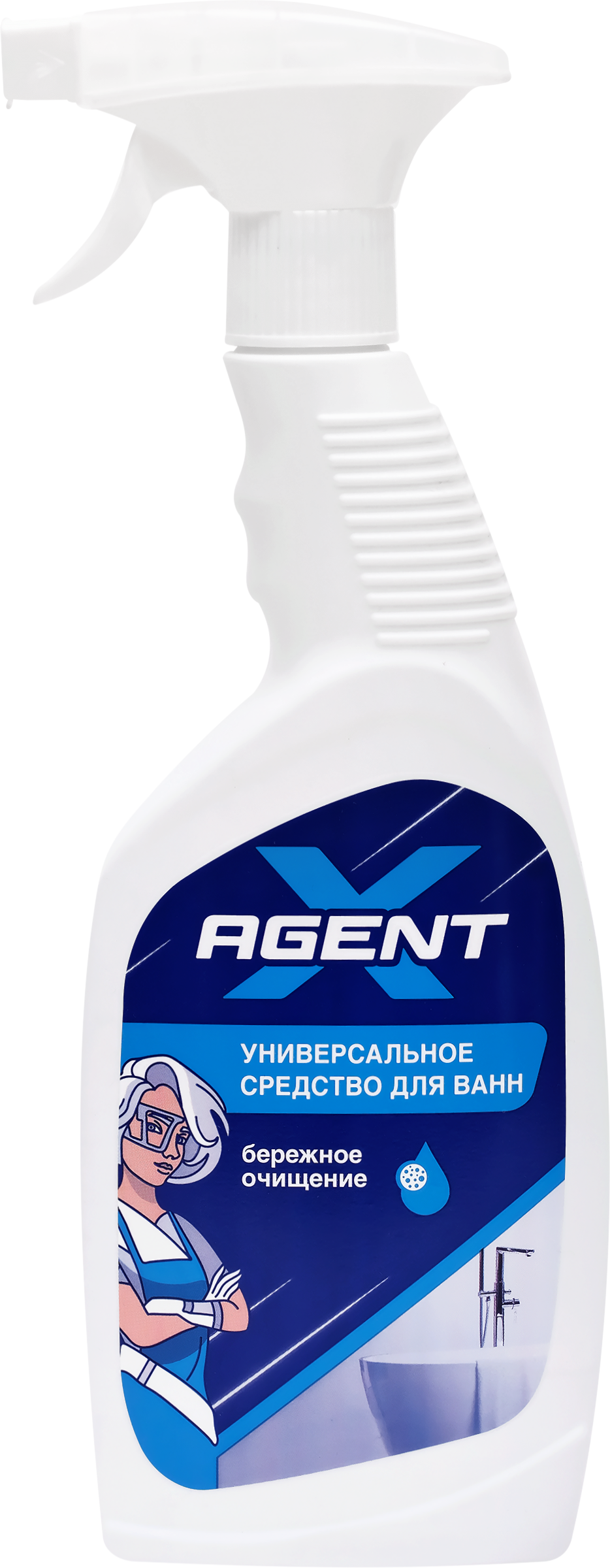 Изображение товара Средство для чистки ванн AGENT X универсал 600мл
