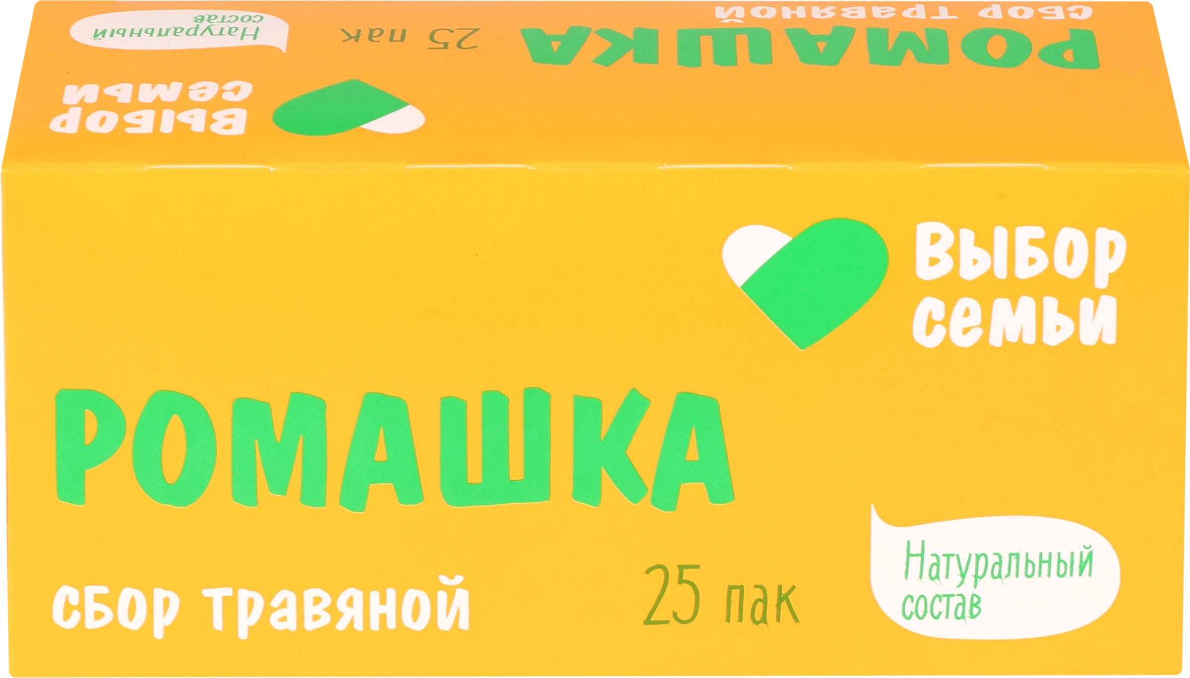 Изображение товара Напиток чайный ВЫБОР СЕМЬИ сбор травяной ромашка 25 пакетиков Изображение товара Напиток чайный ВЫБОР СЕМЬИ сбор травяной ромашка 25 пакетиков