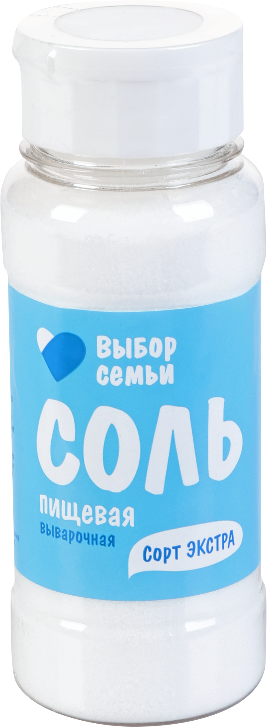 Изображение товара Соль ВЫБОР СЕМЬИ Экстра, 250г - пищевая соль для приготовления блюд и консервации