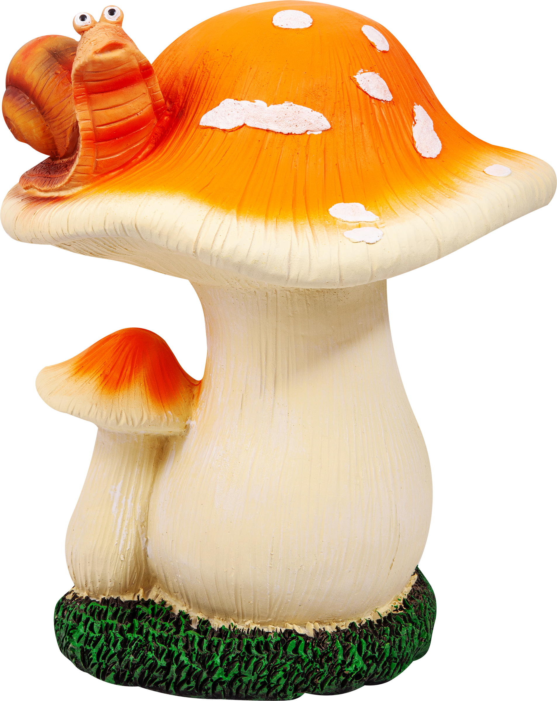 Изображение товара Фигура садовая GIARDINO CLUB Грибы с улиткой 23х23х28см, Арт. GD24021 Изображение товара Фигура садовая GIARDINO CLUB Грибы с улиткой 23х23х28см, Арт. GD24021