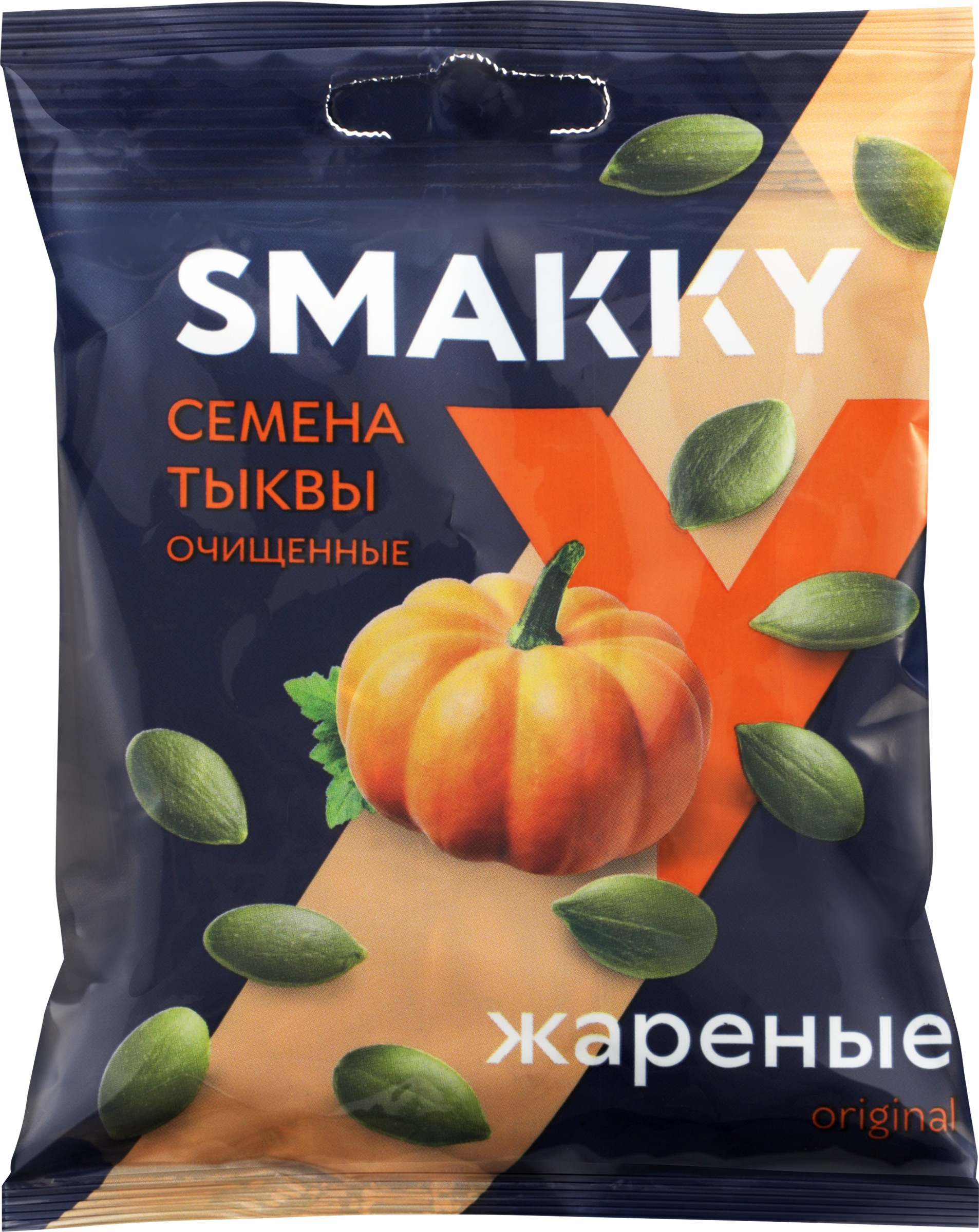 Изображение товара Семена тыквы SMAKKY очищенные жареные 70г вкусная и полезная закуска Изображение товара Семена тыквы SMAKKY очищенные жареные 70г вкусная и полезная закуска