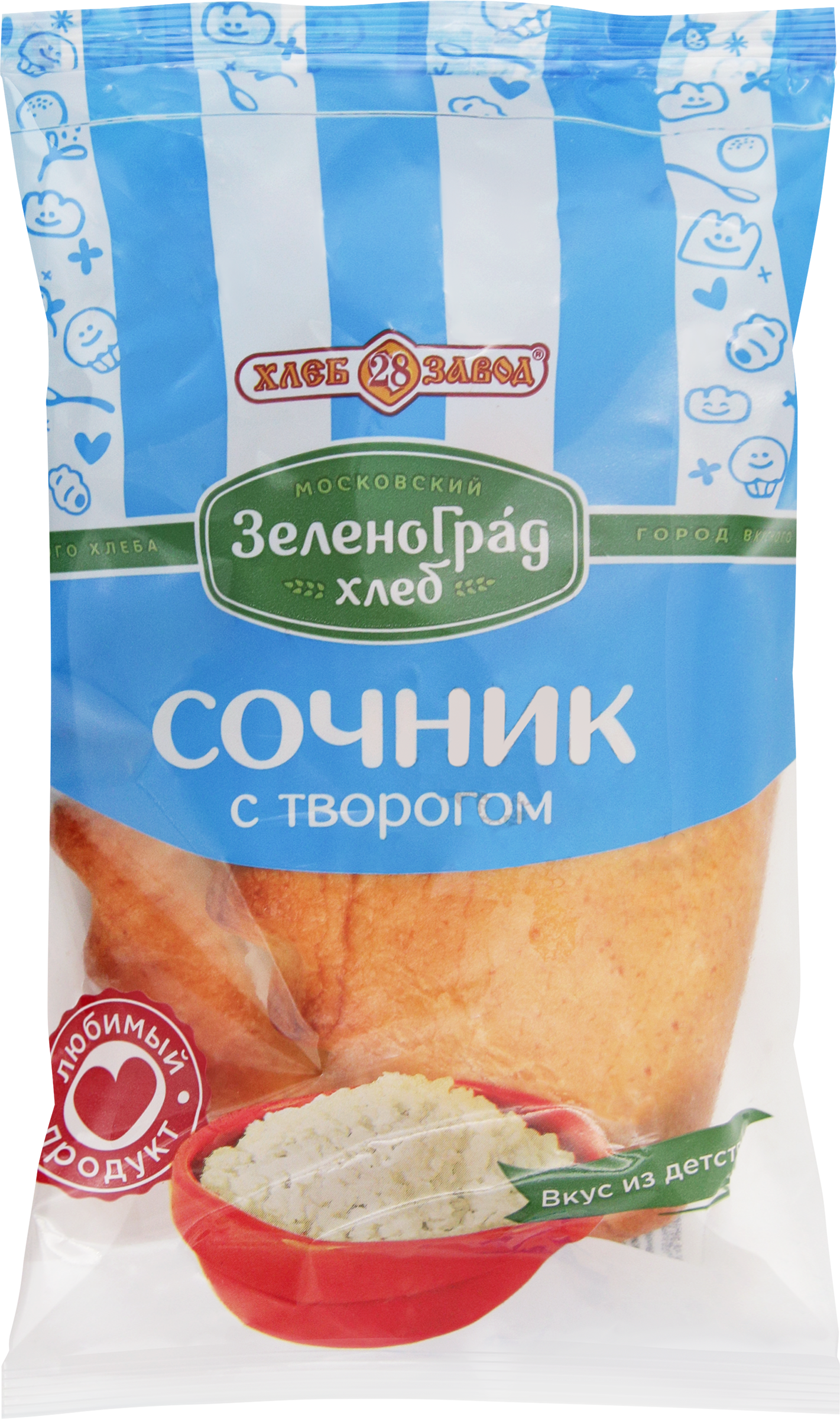 Изображение товара Сочник ХЗ No28 с творогом 110г - вкусная выпечка для детей и взрослых Изображение товара Сочник ХЗ No28 с творогом 110г - вкусная выпечка для детей и взрослых
