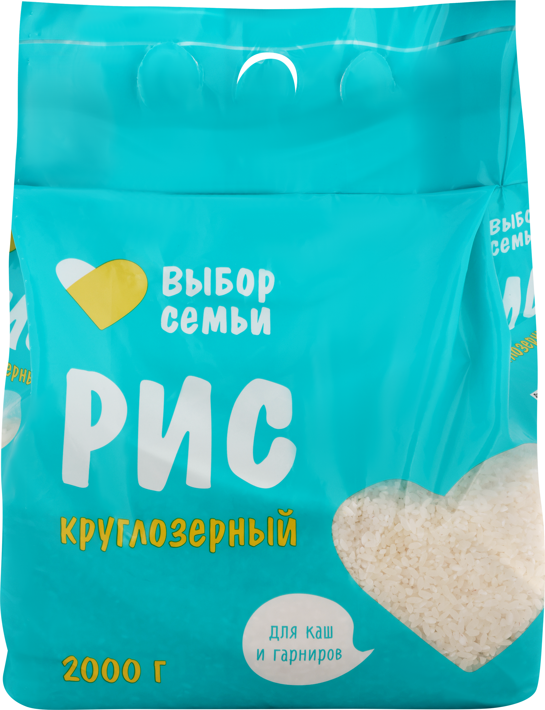 Изображение товара Рис круглозерный ВЫБОР СЕМЬИ, 2кг Изображение товара Рис круглозерный ВЫБОР СЕМЬИ, 2кг