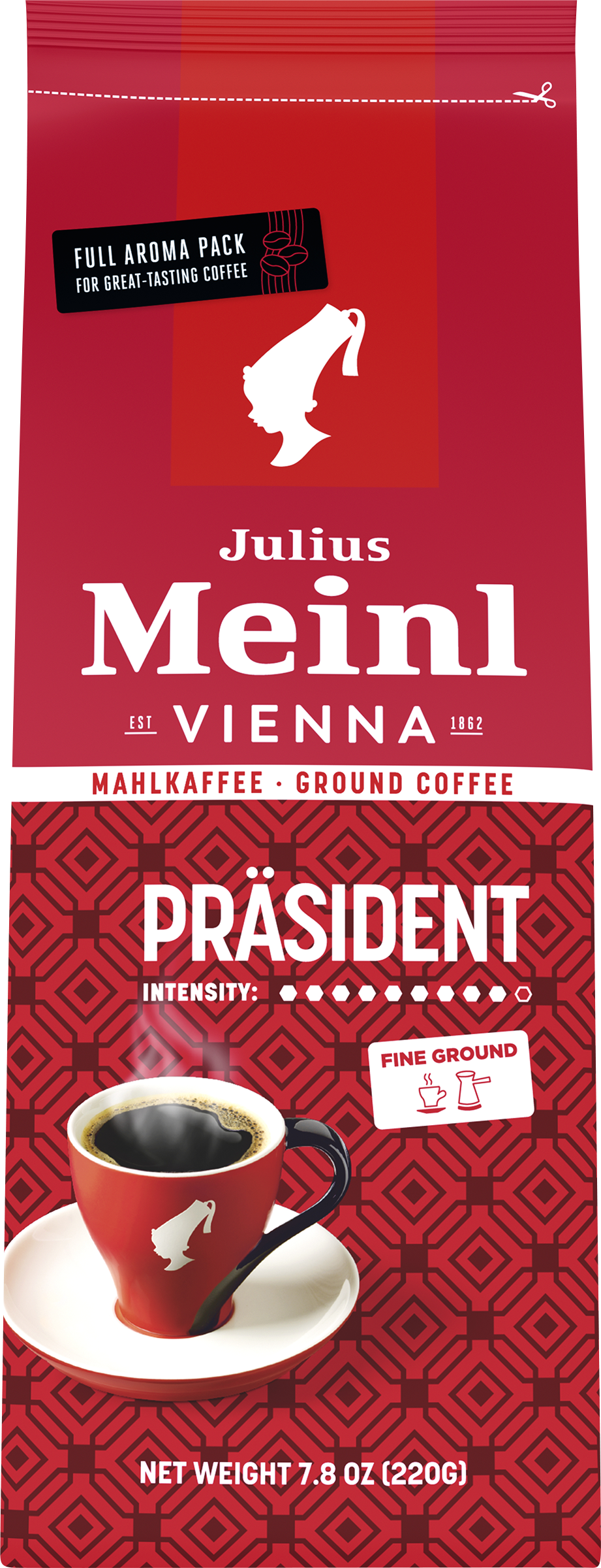 Изображение товара Кофе молотый JULIUS MEINL Prasident Средний помол 220 г Изображение товара Кофе молотый JULIUS MEINL Prasident Средний помол 220 г